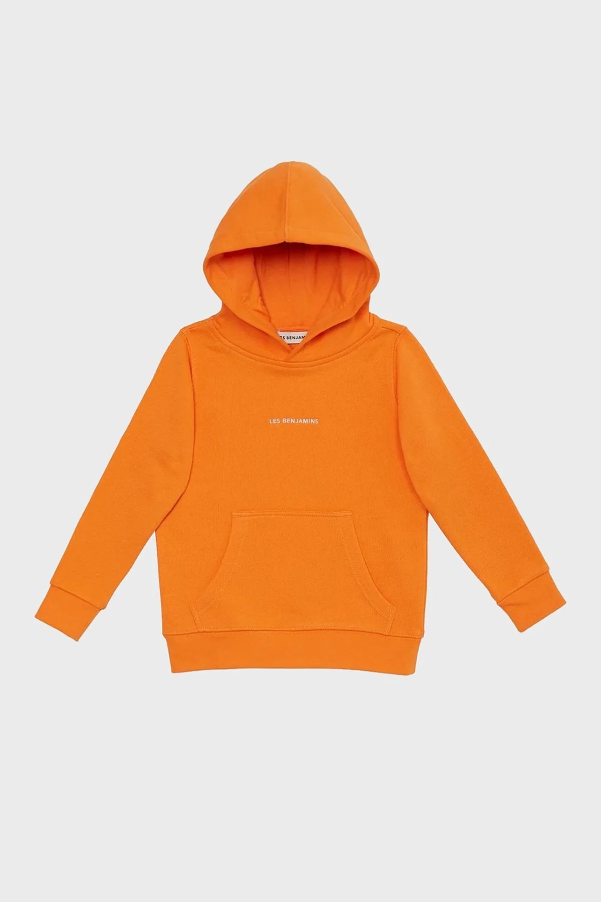 Les Benjamins Logolu Regular Fit Kapüşonlu Kanguru Cepli % 100 Pamuk Unisex Sweat LB22FWCHLCUHD-504 ORANGE - 7