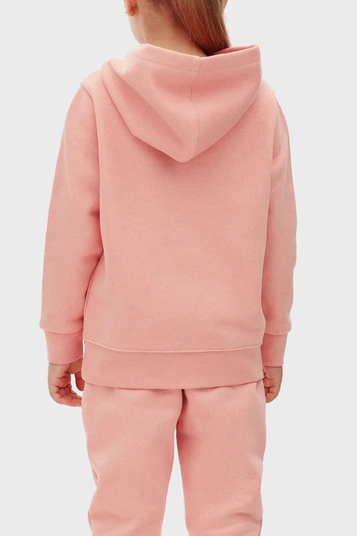 Les Benjamins Logolu Regular Fit Kapüşonlu Kanguru Cepli % 100 Pamuk Unisex Sweat LB22FWCHLCUHD-506 CORAL - 4