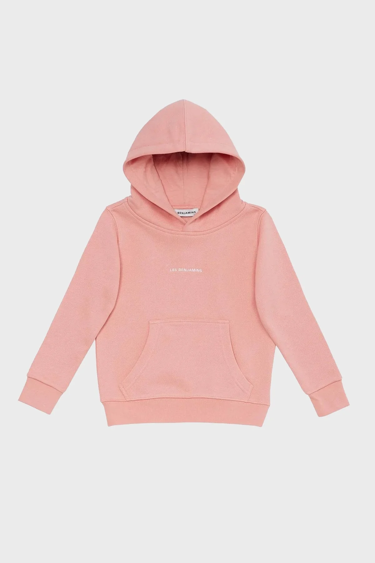 Les Benjamins Logolu Regular Fit Kapüşonlu Kanguru Cepli % 100 Pamuk Unisex Sweat LB22FWCHLCUHD-506 CORAL - 6