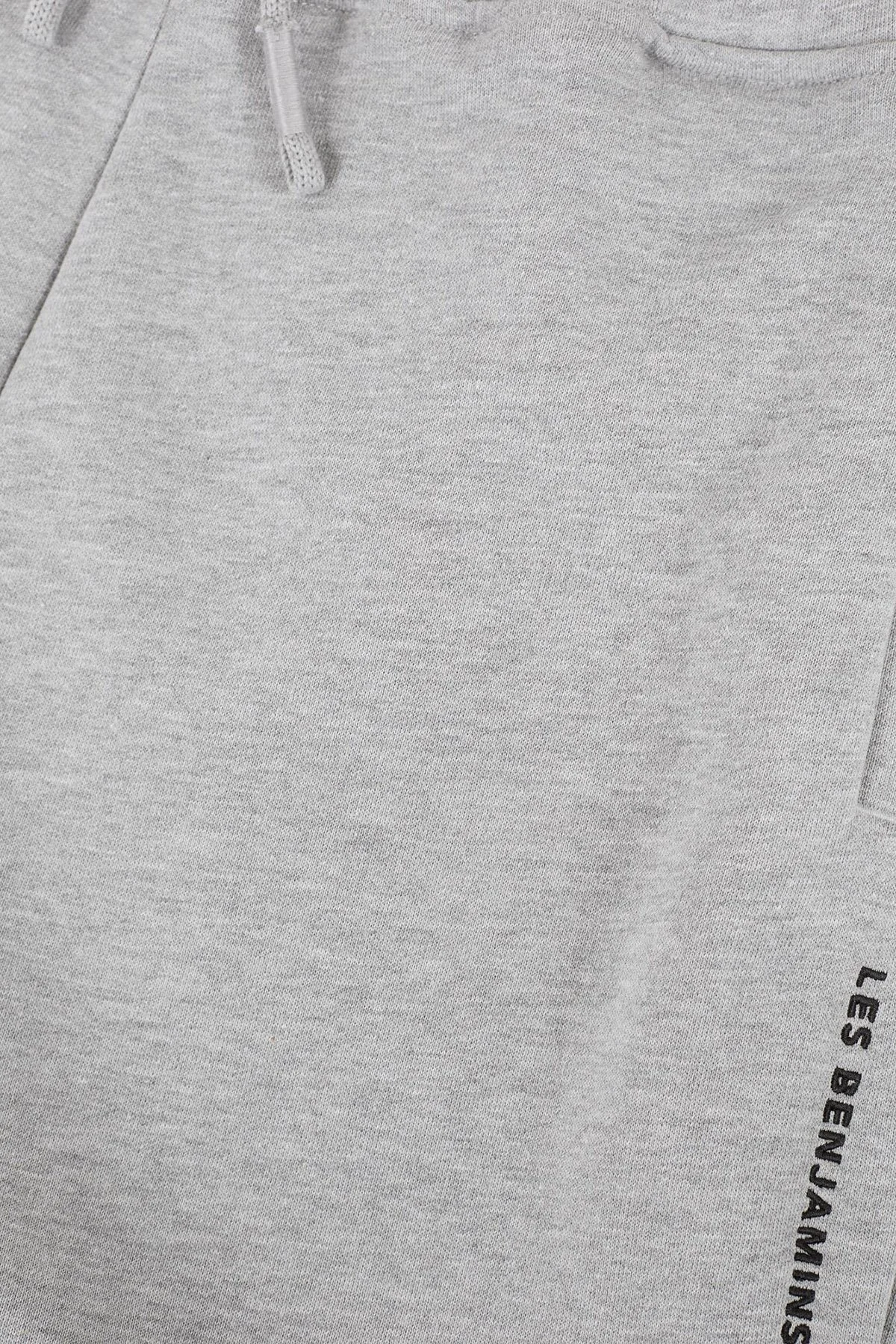 Les Benjamins Logolu Regular Fit Normal Bel Ribanalı Paça Jogger Erkek Pantolon LBNOOSCORMUSP-308 AÇIK GRİ - 4