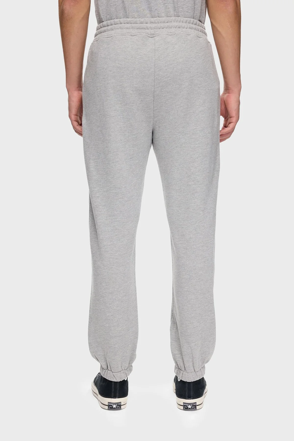 Les Benjamins Logolu Regular Fit Normal Bel Ribanalı Paça Jogger Erkek Pantolon LBNOOSCORMUSP-308 AÇIK GRİ - 6