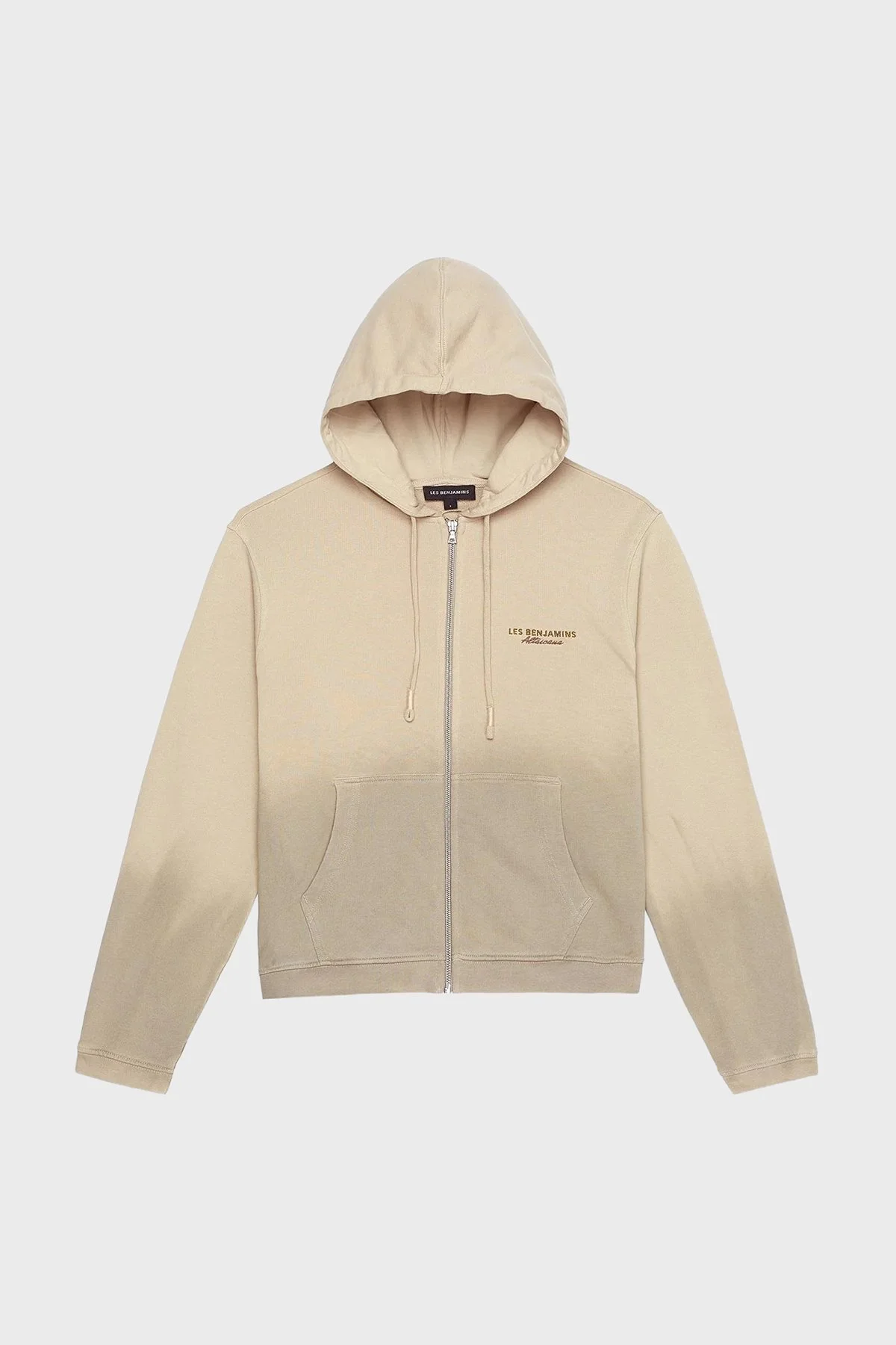 Les Benjamins Logolu Sırt Detaylı Pamuklu Regular Fit Kapüşonlu Bayan Sweat LB25FWTURFUZH-001 BEJ - 6