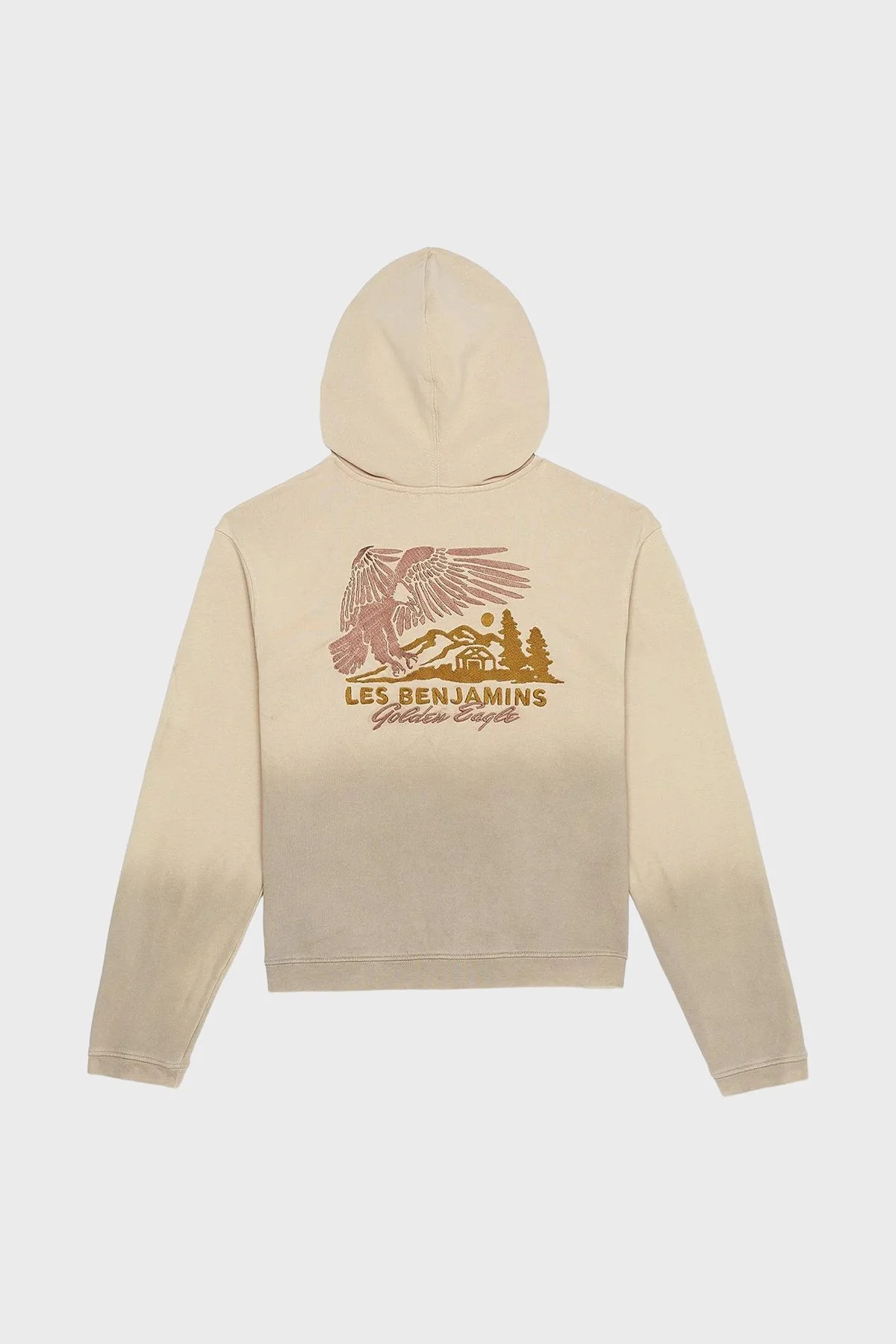 Les Benjamins Logolu Sırt Detaylı Pamuklu Regular Fit Kapüşonlu Bayan Sweat LB25FWTURFUZH-001 BEJ - 7