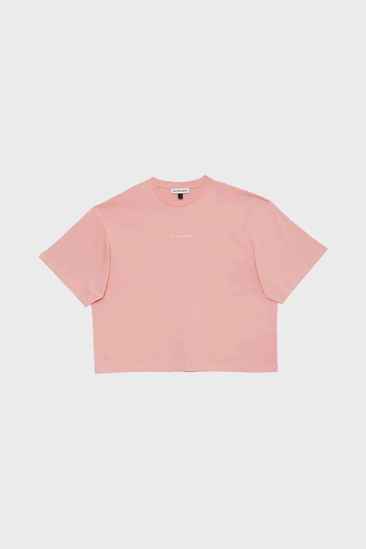 Les Benjamins Oversize Bisiklet Yaka % 100 Pamuk Cropped Bayan T Shirt LB22FWESSFUOT-306 CORAL - 6