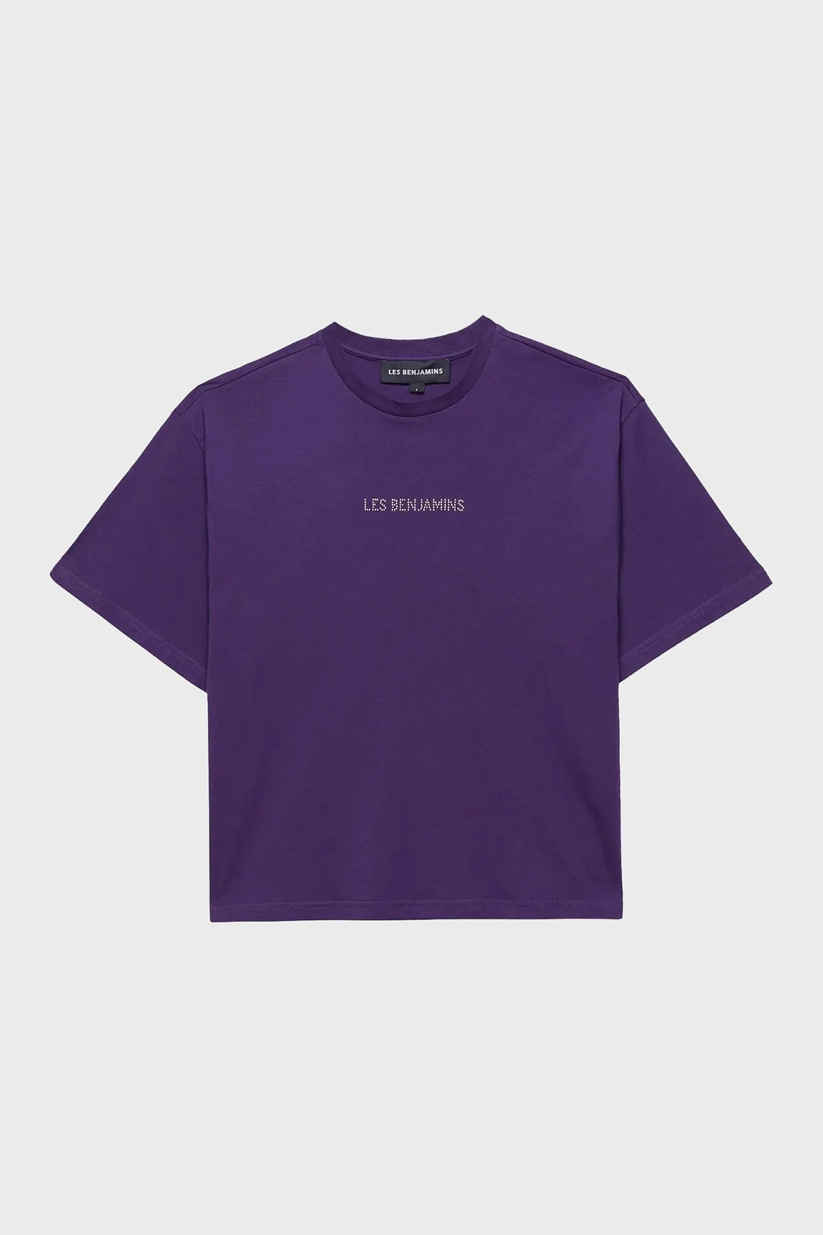 Les Benjamins Oversized Fit Bisiklet Yaka Bayan T Shirt LB24FWEAPFUTS-002 MOR - 6