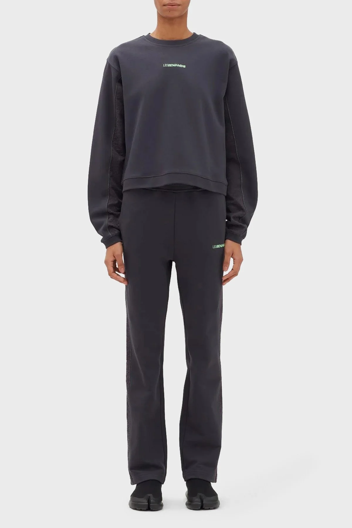 Les Benjamins Pamuklu Baskılı Regular Fit Bayan Sweat LB23FWFRWFUSW-008 ANTRASİT - 3