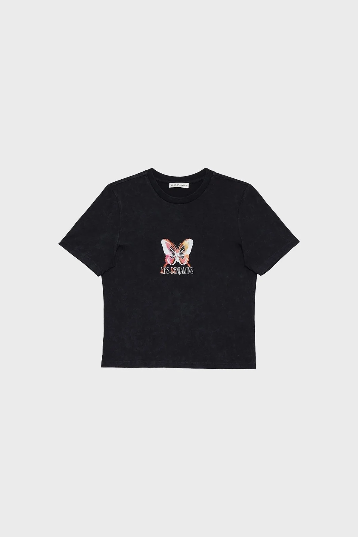 Les Benjamins Pamuklu Baskılı Regular Fit Bayan T Shirt LB23FWFRWFUTS-001 ANTRASİT - 7