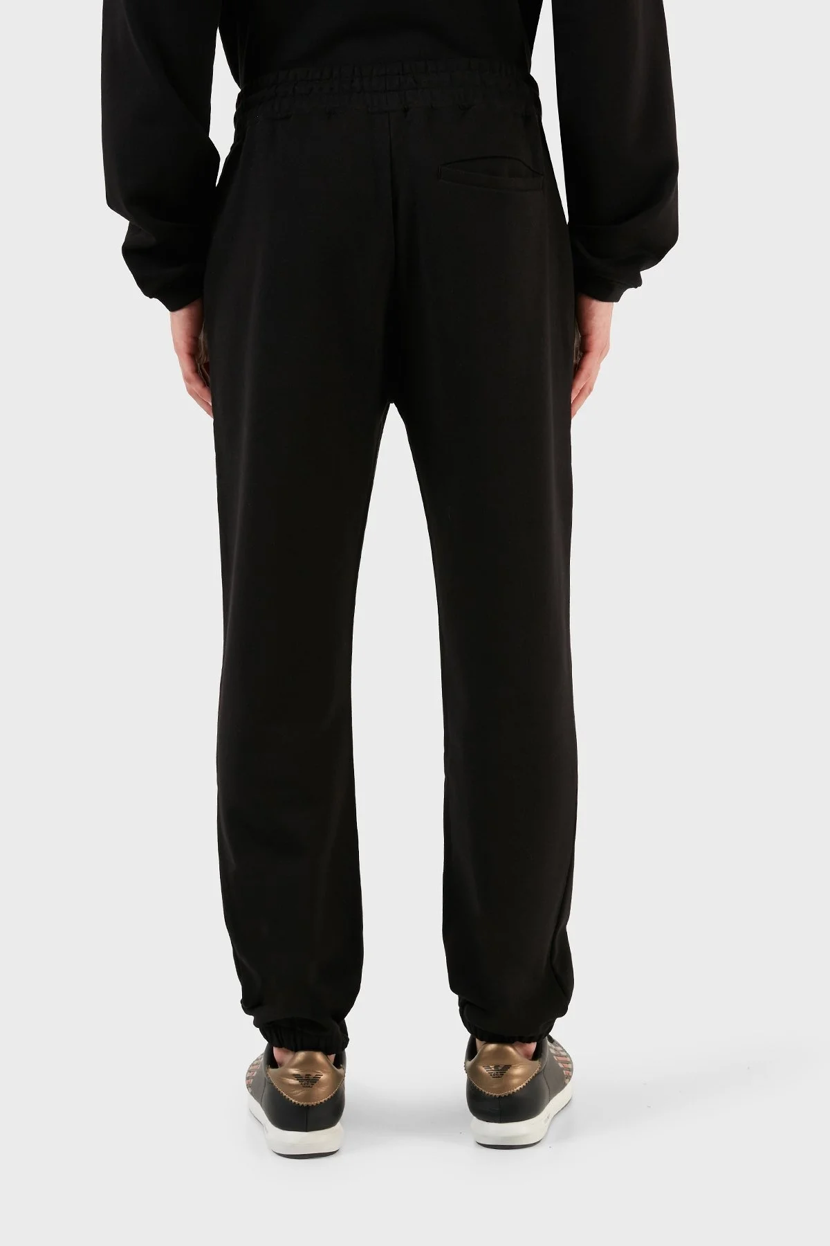 Les Benjamins Pamuklu Belden Bağlamalı Relaxed Fit Jogger Erkek Pantolon LB23FWFRWMUSP-008 SİYAH - 5