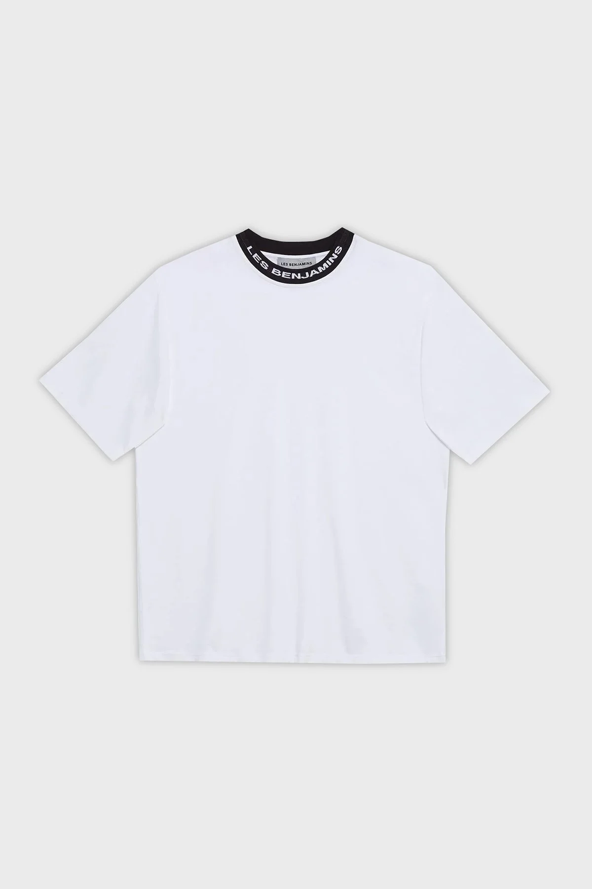 Les Benjamins Pamuklu Bisiklet Yaka Relaxed Fit Erkek T Shirt LB23FWCLAMUTS-401 BEYAZ - 8