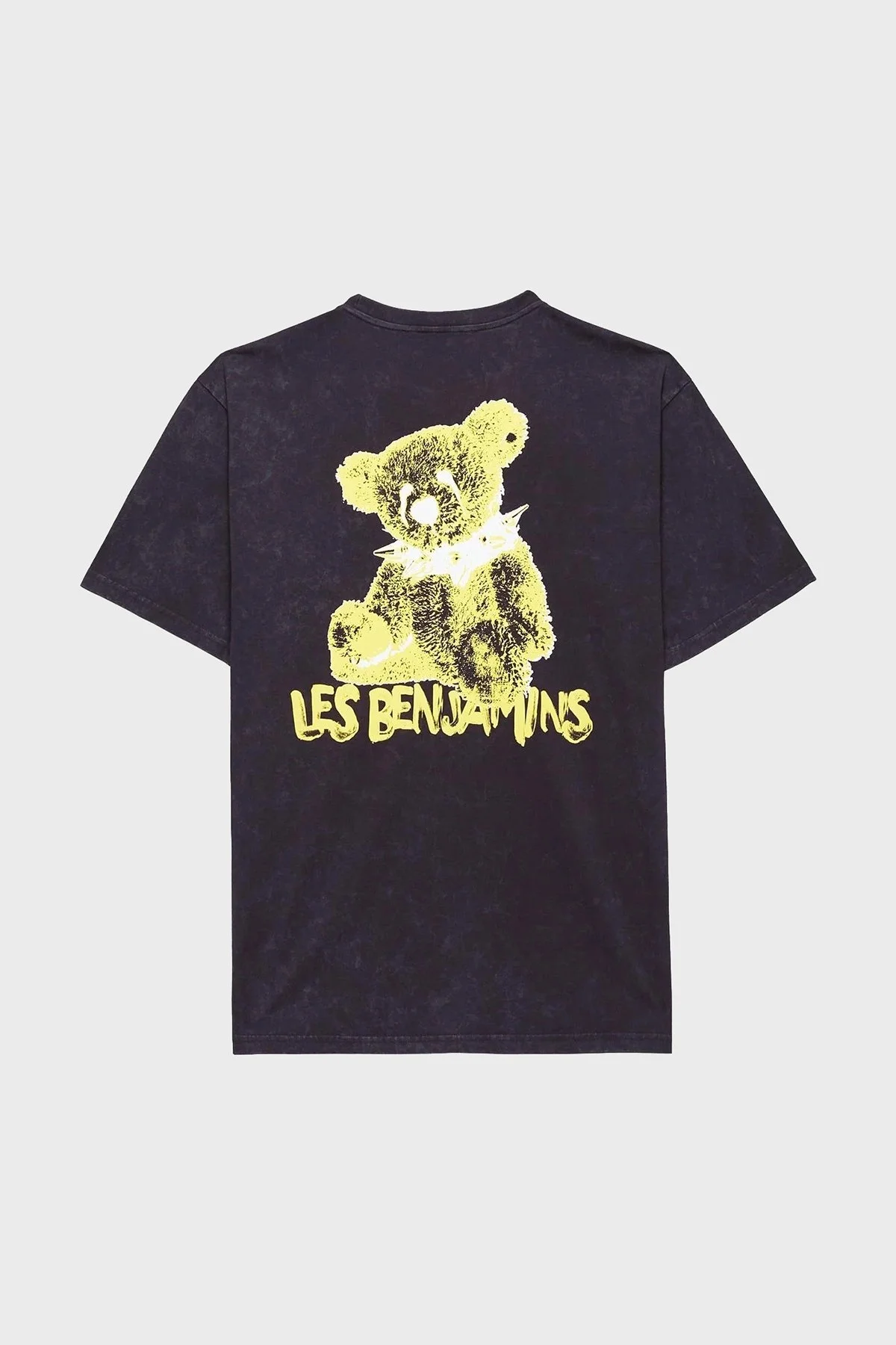 Les Benjamins Pamuklu Boxy Fit Bisiklet Yaka Bayan T Shirt LB24FWEAPFUTS-009 SİYAH - 5