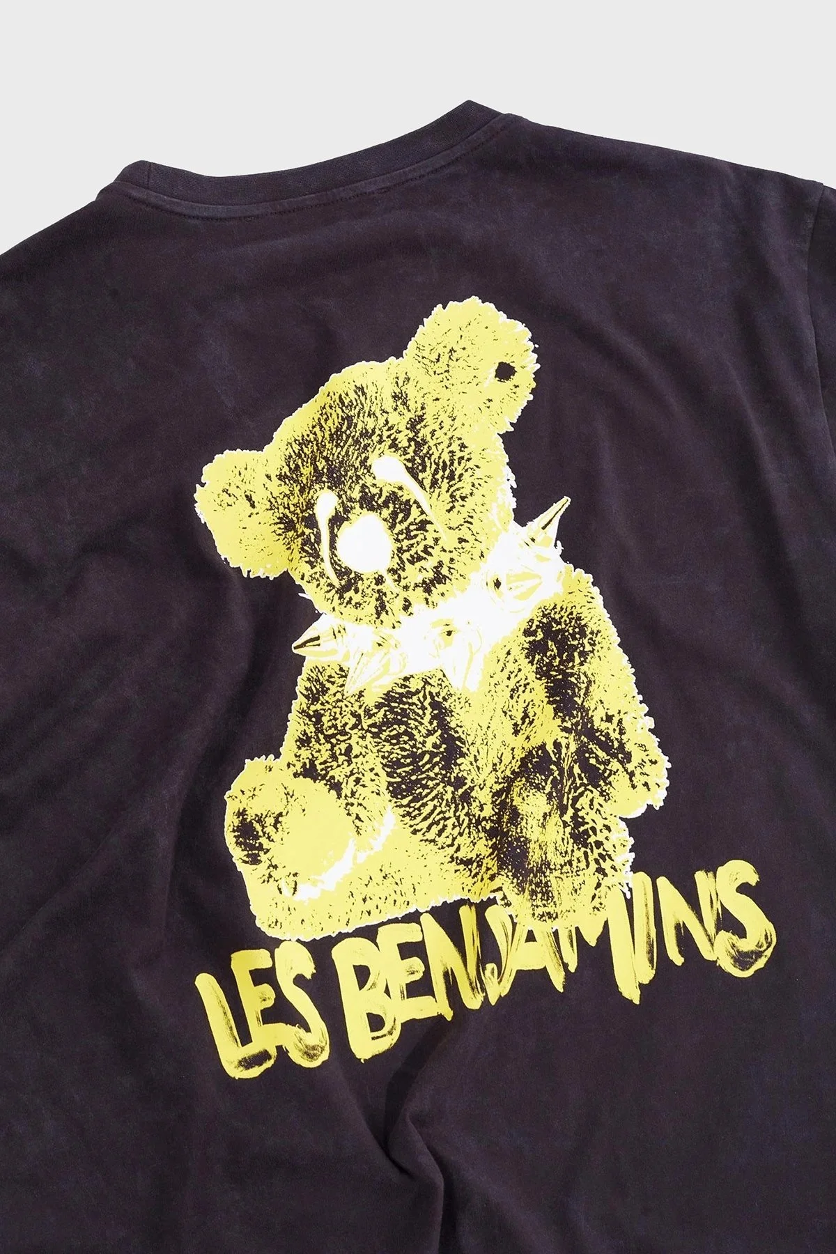 Les Benjamins Pamuklu Boxy Fit Bisiklet Yaka Bayan T Shirt LB24FWEAPFUTS-009 SİYAH - 12