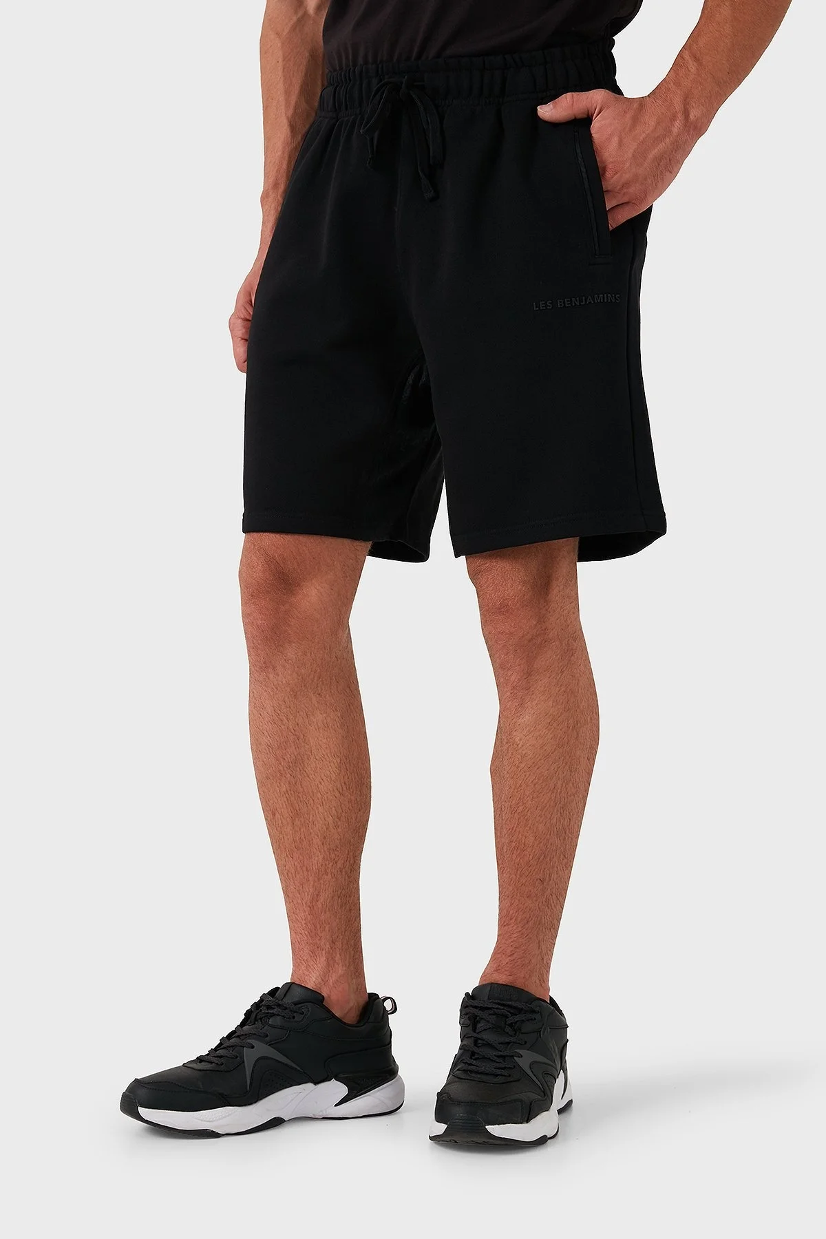 Les Benjamins Pamuklu Logolu Regular Fit Erkek Short LB24SSCLAMUSO-406 SİYAH - 3