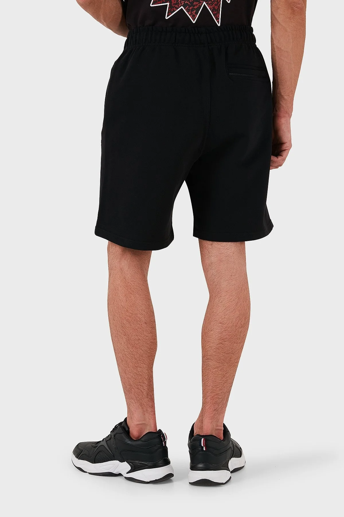 Les Benjamins Pamuklu Logolu Regular Fit Erkek Short LB24SSCLAMUSO-406 SİYAH - 5