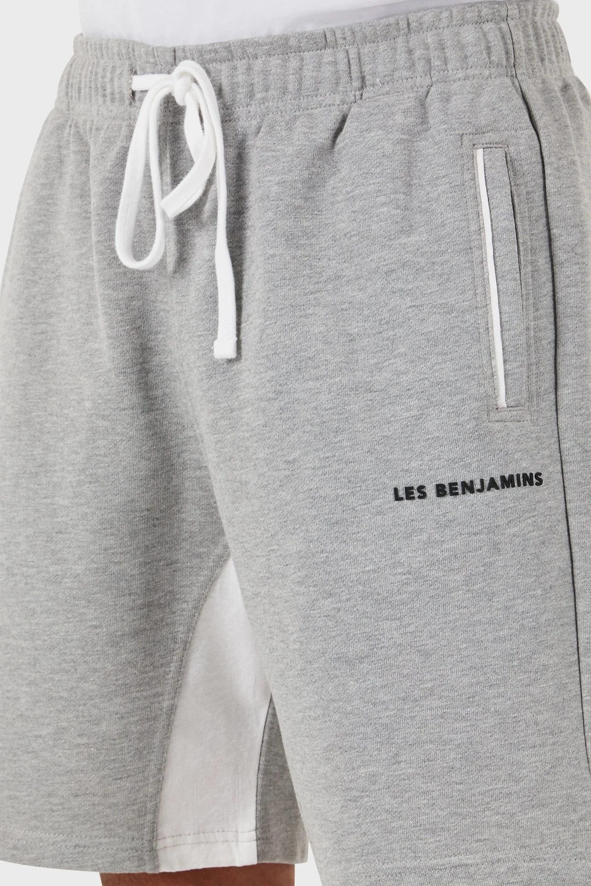 Les Benjamins Pamuklu Logolu Regular Fit Erkek Short LB24SSCLAMUSO-407 GRİ - 4