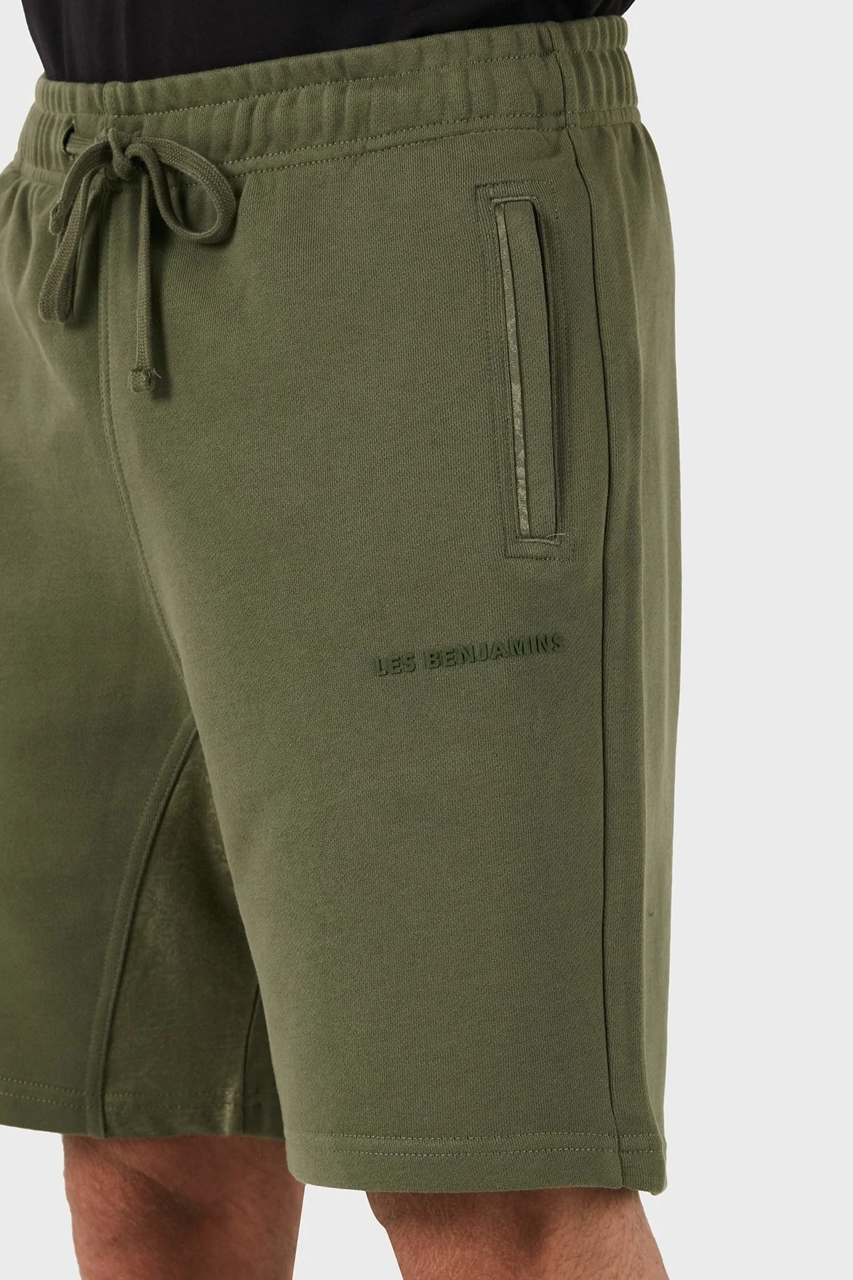 Les Benjamins Pamuklu Logolu Regular Fit Erkek Short LB24SSCLAMUSO-409 HAKİ - 9