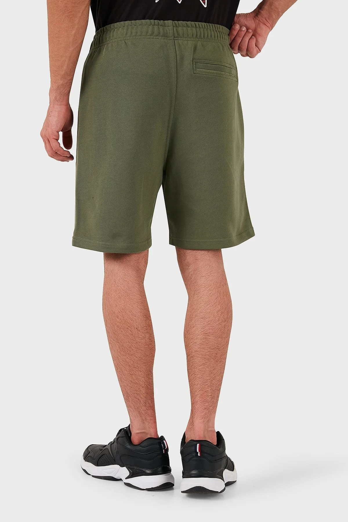 Les Benjamins Pamuklu Logolu Regular Fit Erkek Short LB24SSCLAMUSO-409 HAKİ - 10