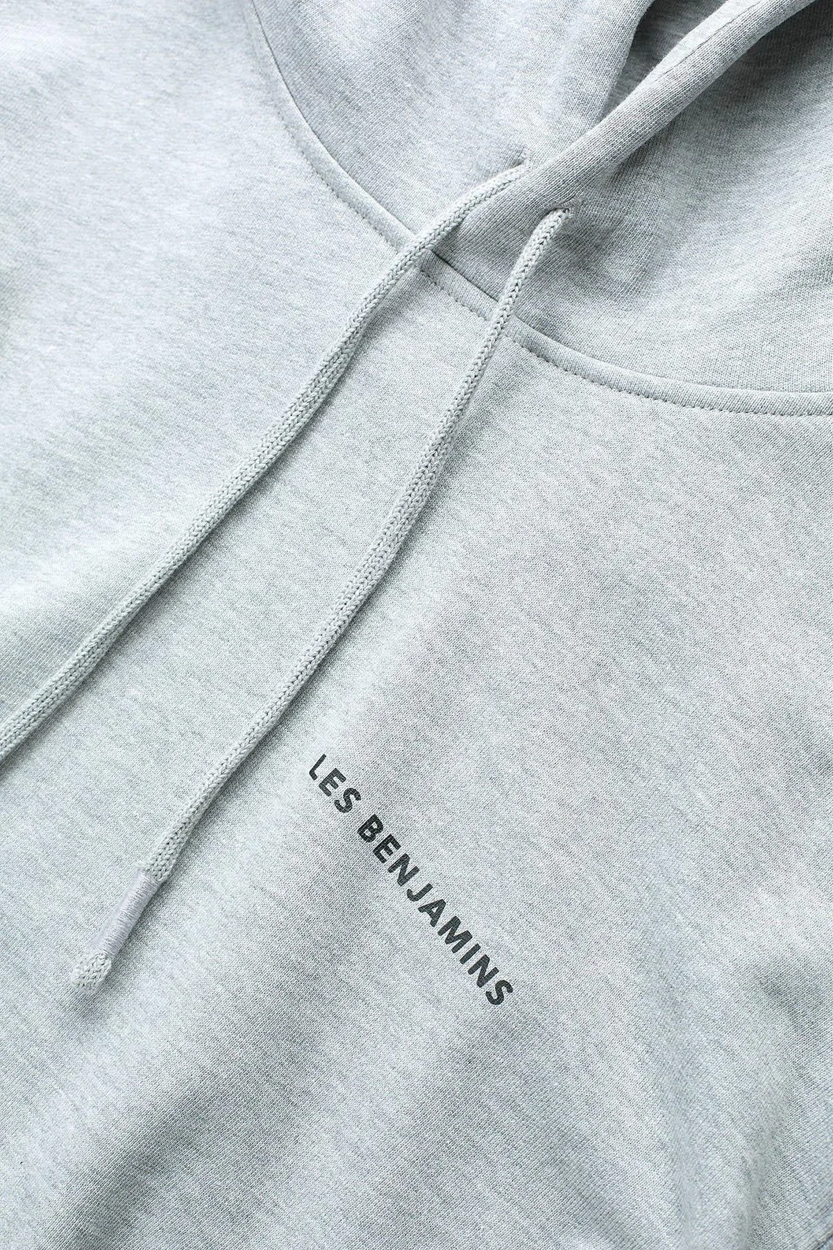 Les Benjamins Pamuklu Logolu Regular Fit Kapüşonlu Erkek Sweat LBNOOSCORMUHD-308 AÇIK GRİ - 7