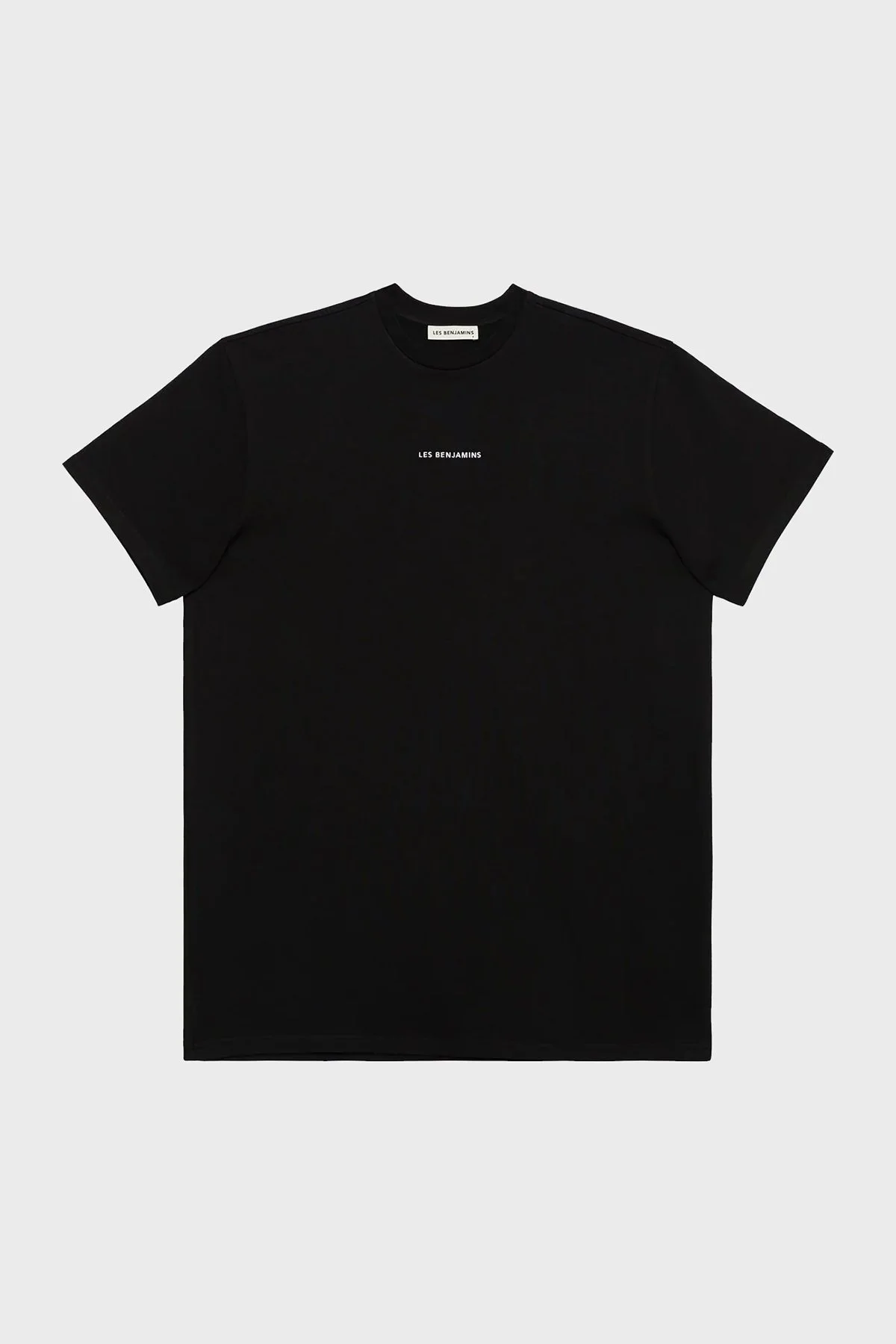 Les Benjamins Pamuklu Oversize Bisiklet Yaka Elbise Bayan T Shirt LB23SSHOEFUOT-005 SİYAH - 4