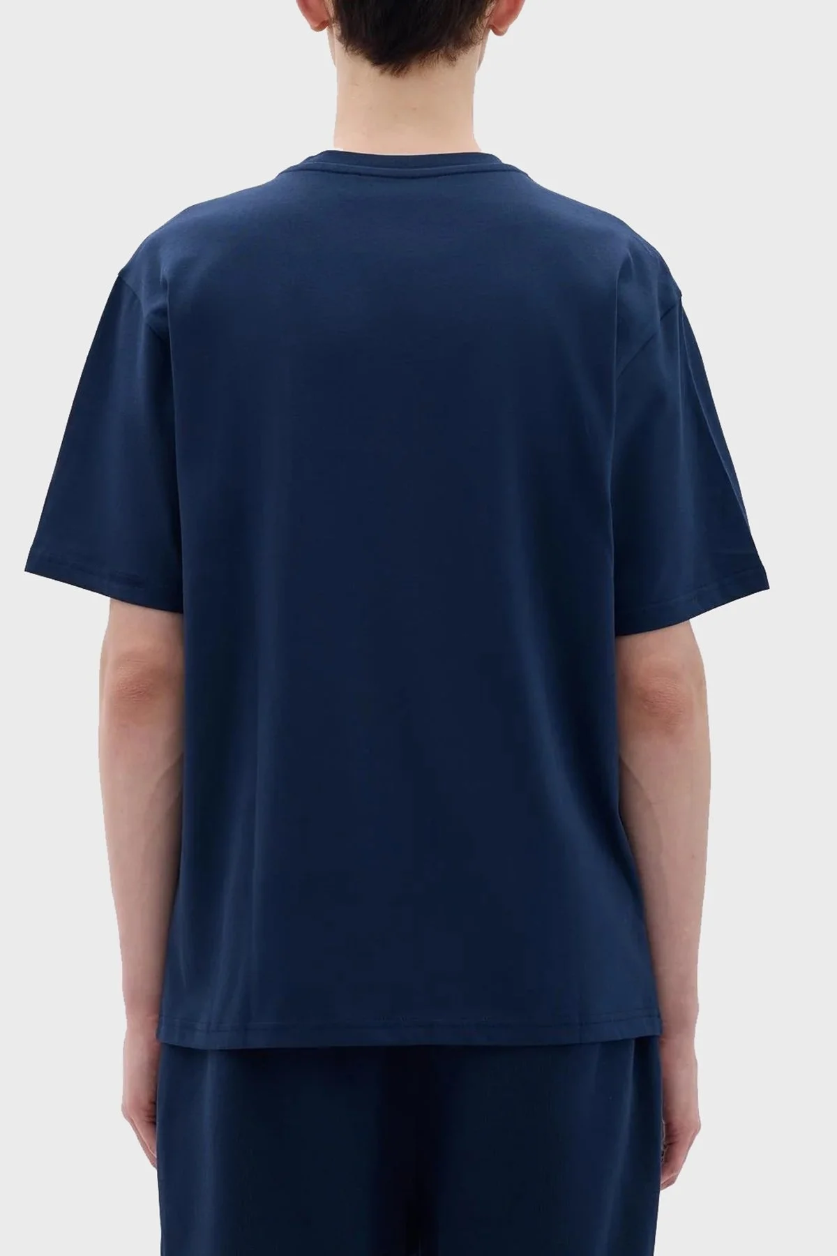 Les Benjamins Pamuklu Oversize Bisiklet Yaka Erkek T Shirt LB23FWCLAMUTS-406 LACİVERT - 3