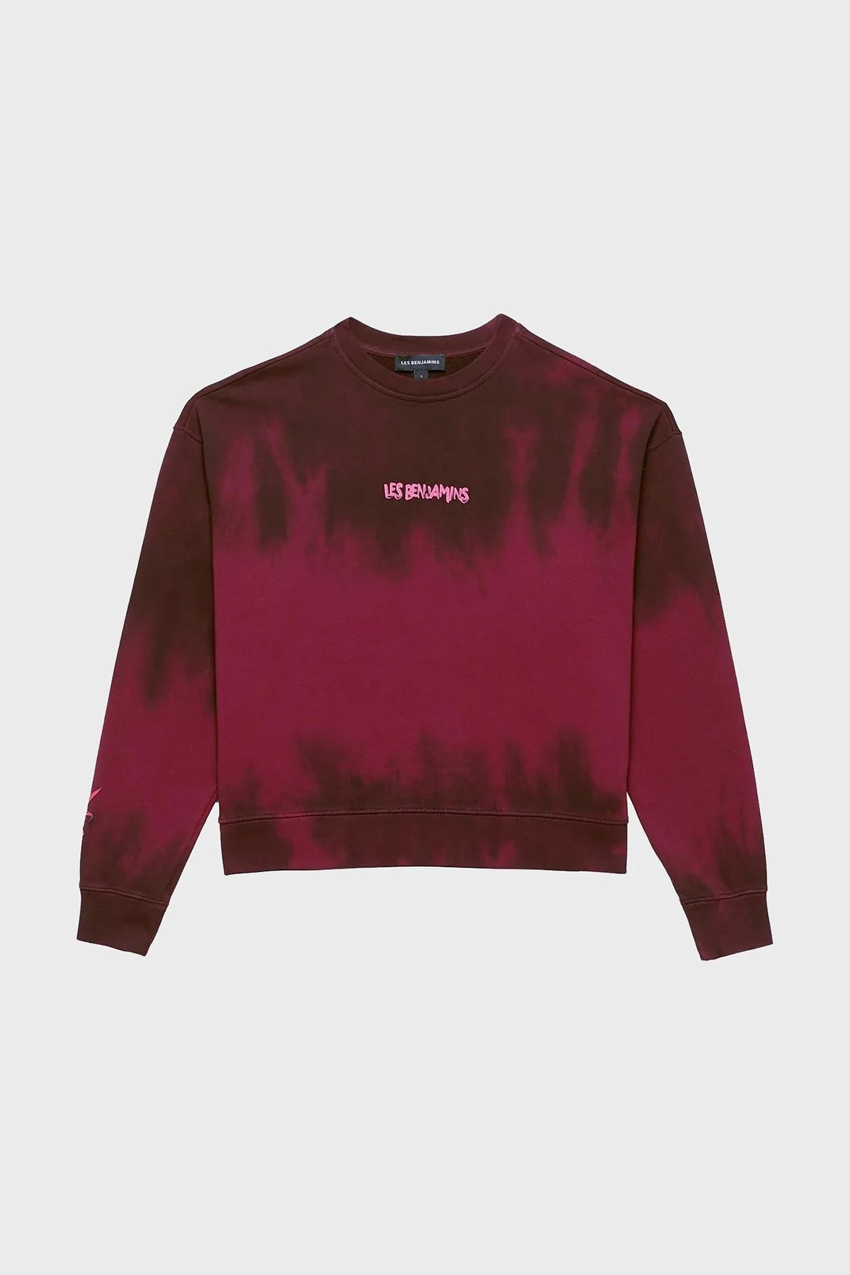 Les Benjamins Pamuklu Regular Fit Bisiklet Yaka Bayan Sweat LB24FWEAPFUSW-008 BORDO - 4