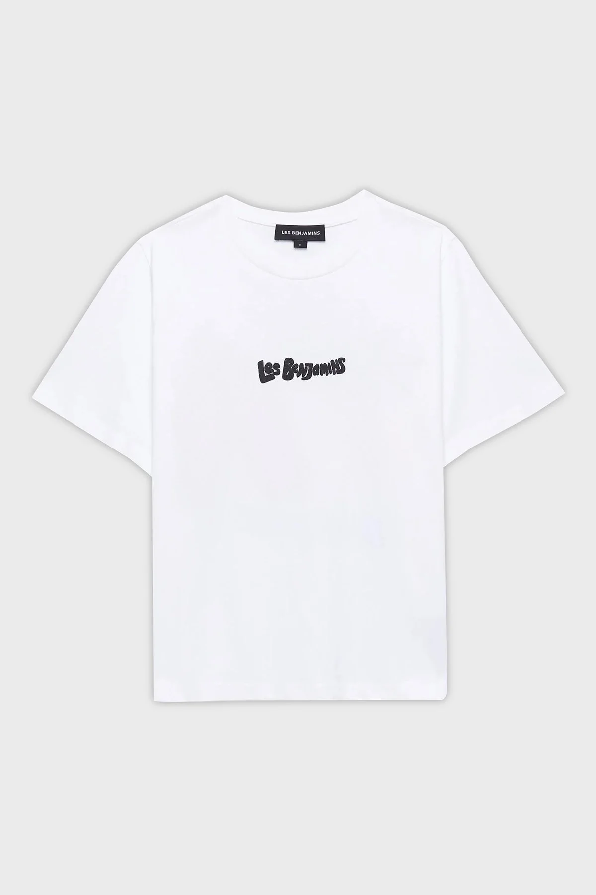 Les Benjamins Pamuklu Regular Fit Bisiklet Yaka Bayan T Shirt LB24FWEAPFUTS-013 BEYAZ - 4