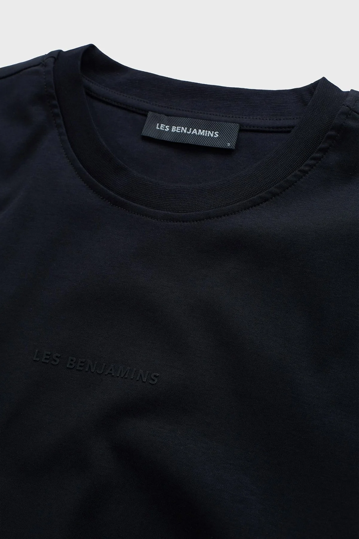 Les Benjamins Pamuklu Regular Fit Bisiklet Yaka Logolu Bayan T Shirt LB25FWCLAFUTS-408 SİYAH - 4