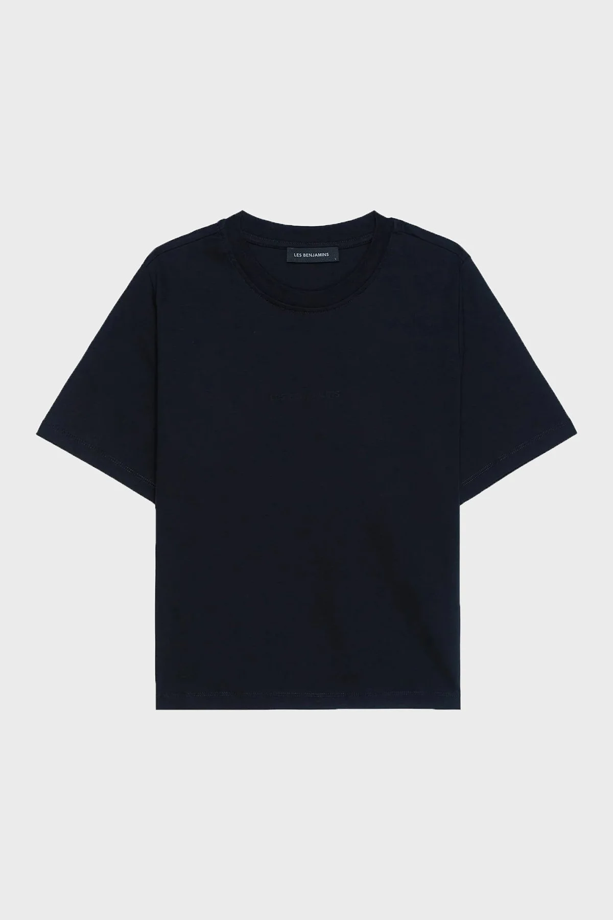 Les Benjamins Pamuklu Regular Fit Bisiklet Yaka Logolu Bayan T Shirt LB25FWCLAFUTS-408 SİYAH - 6