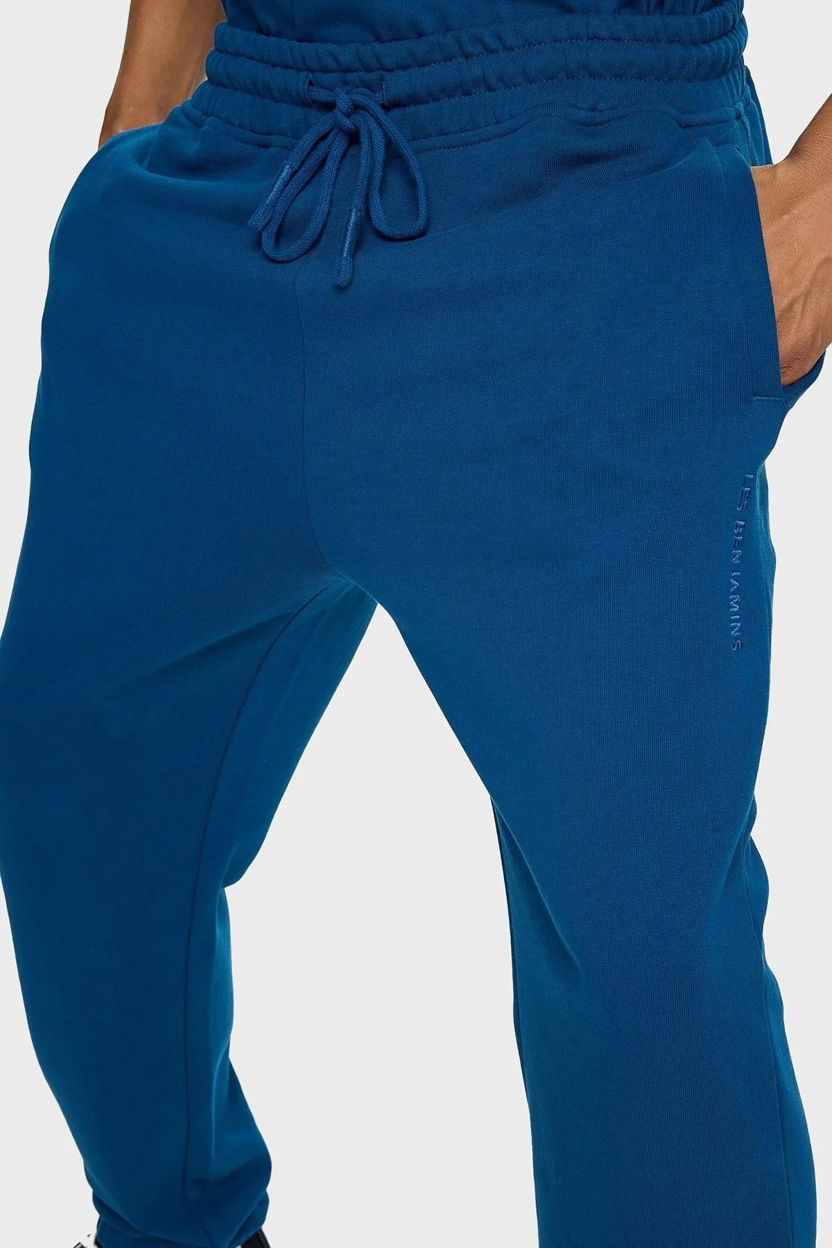 Les Benjamins Pamuklu Regular Fit Cepli Jogger Spor Erkek Pantolon LB24FWESSMUSP-302 PETROL - 4