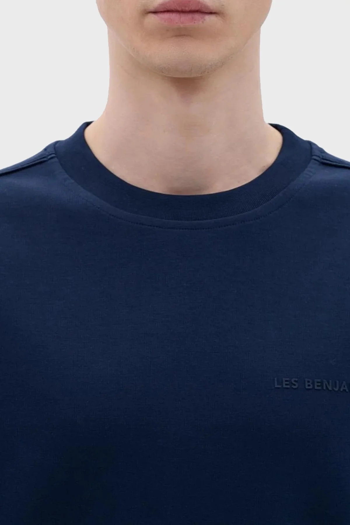 Les Benjamins Pamuklu Regular Fit Erkek Sweat LB23FWCLAMUSW-401 LACİVERT - 5