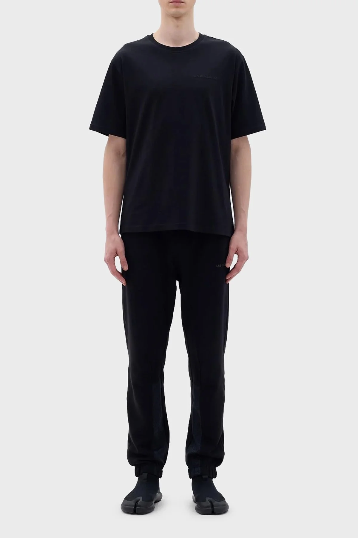 Les Benjamins Pamuklu Regular Fit Erkek T Shirt LB23FWCLAMUTS-404 SİYAH - 3
