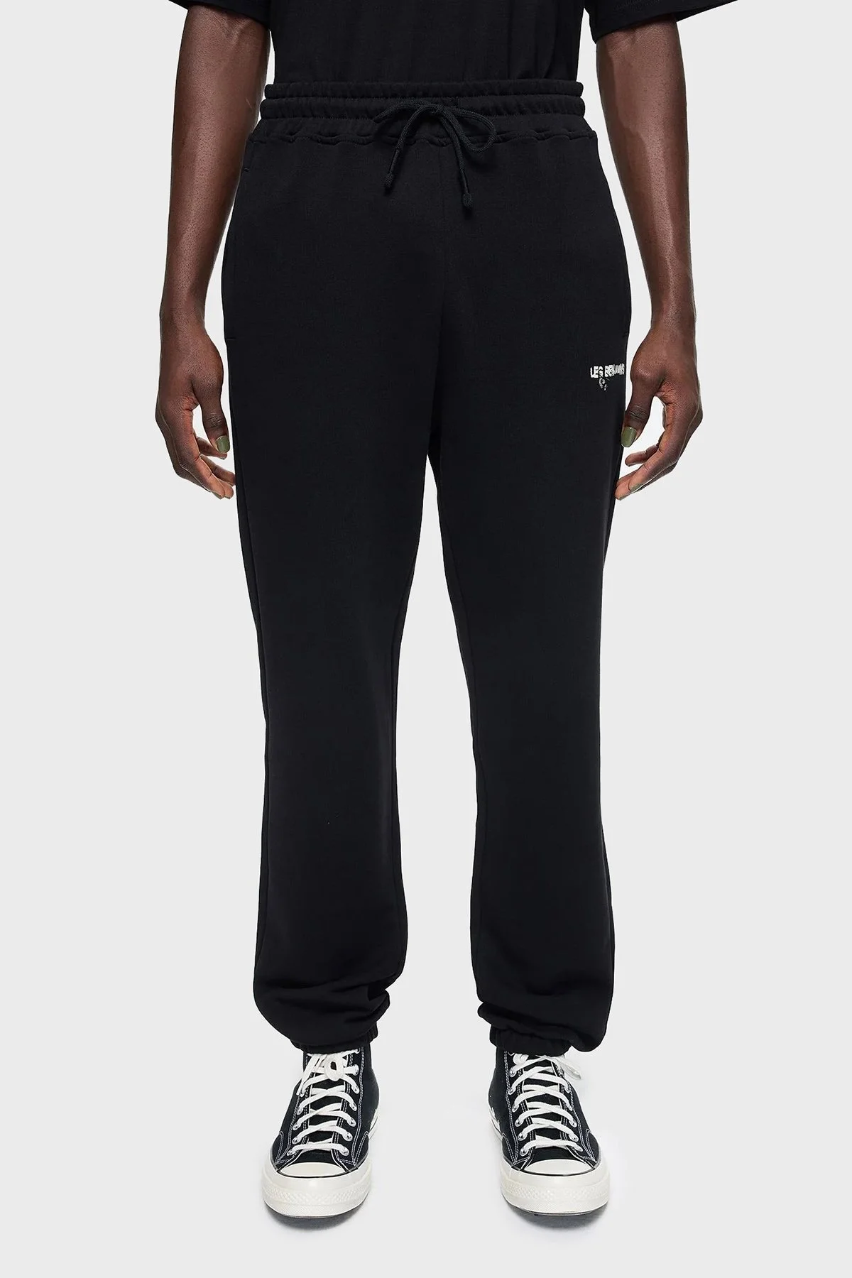 Les Benjamins Pamuklu Regular Fit Jogger Spor Erkek Pantolon LB24FWEAPMUSP-001 SİYAH - 1