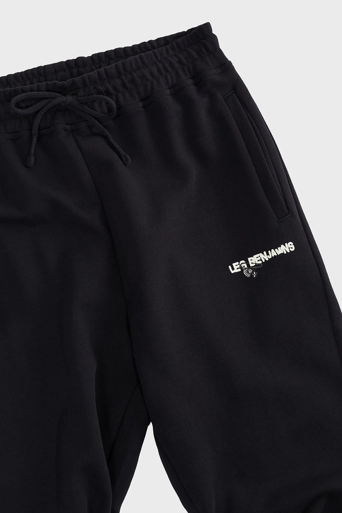 Les Benjamins Pamuklu Regular Fit Jogger Spor Erkek Pantolon LB24FWEAPMUSP-001 SİYAH - 4