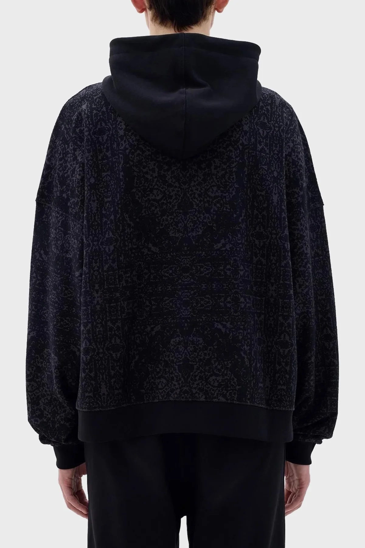 Les Benjamins Pamuklu Regular Fit Kapüşonlu Fermuarlı Erkek Sweat LB23FWCLAMUZH-401 SİYAH - 2