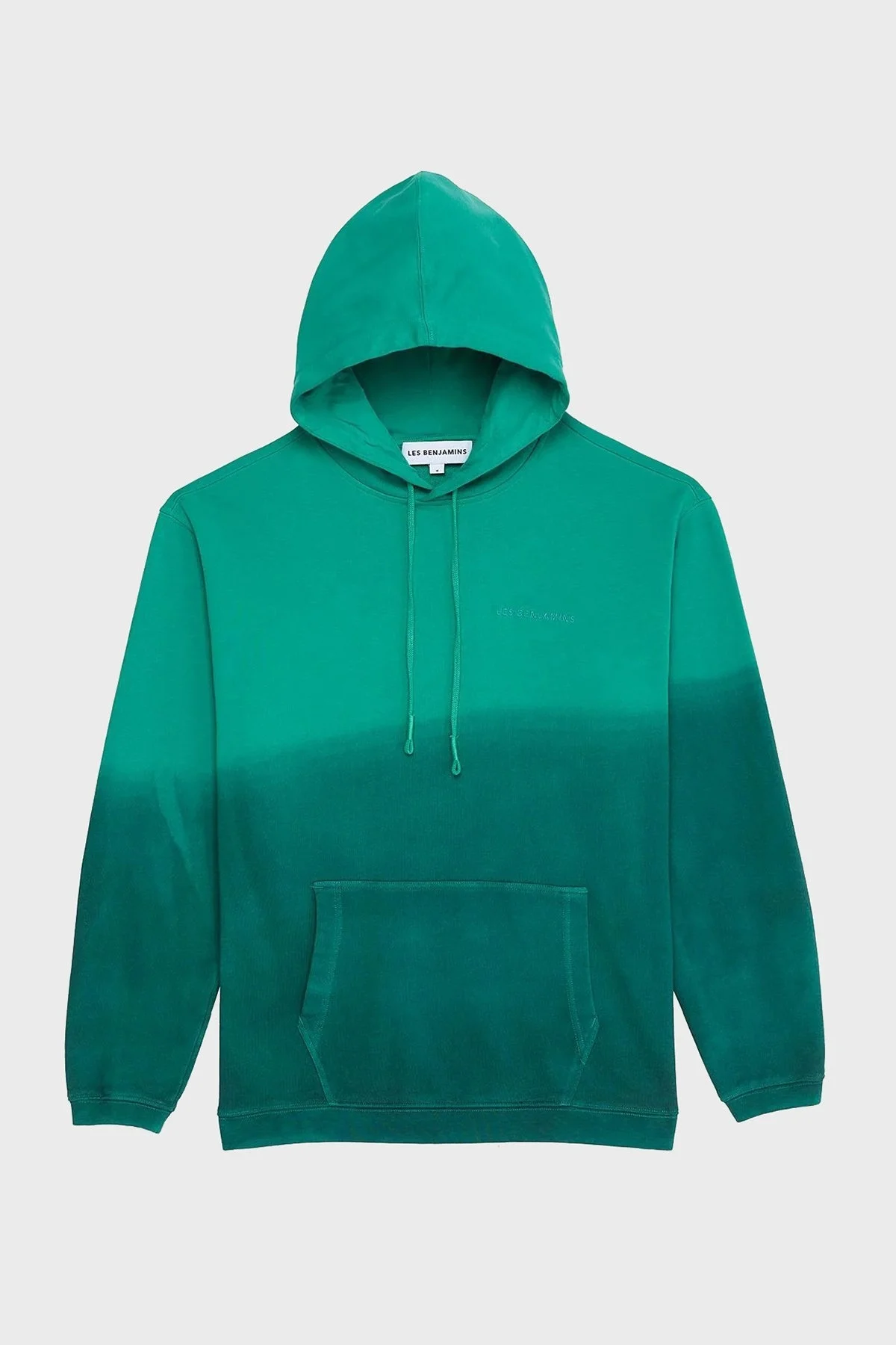 Les Benjamins Pamuklu Regular Fit Kapüşonlu Kanguru Cepli Erkek Sweat LB24FWESSMUHD-304 YEŞİL - 6