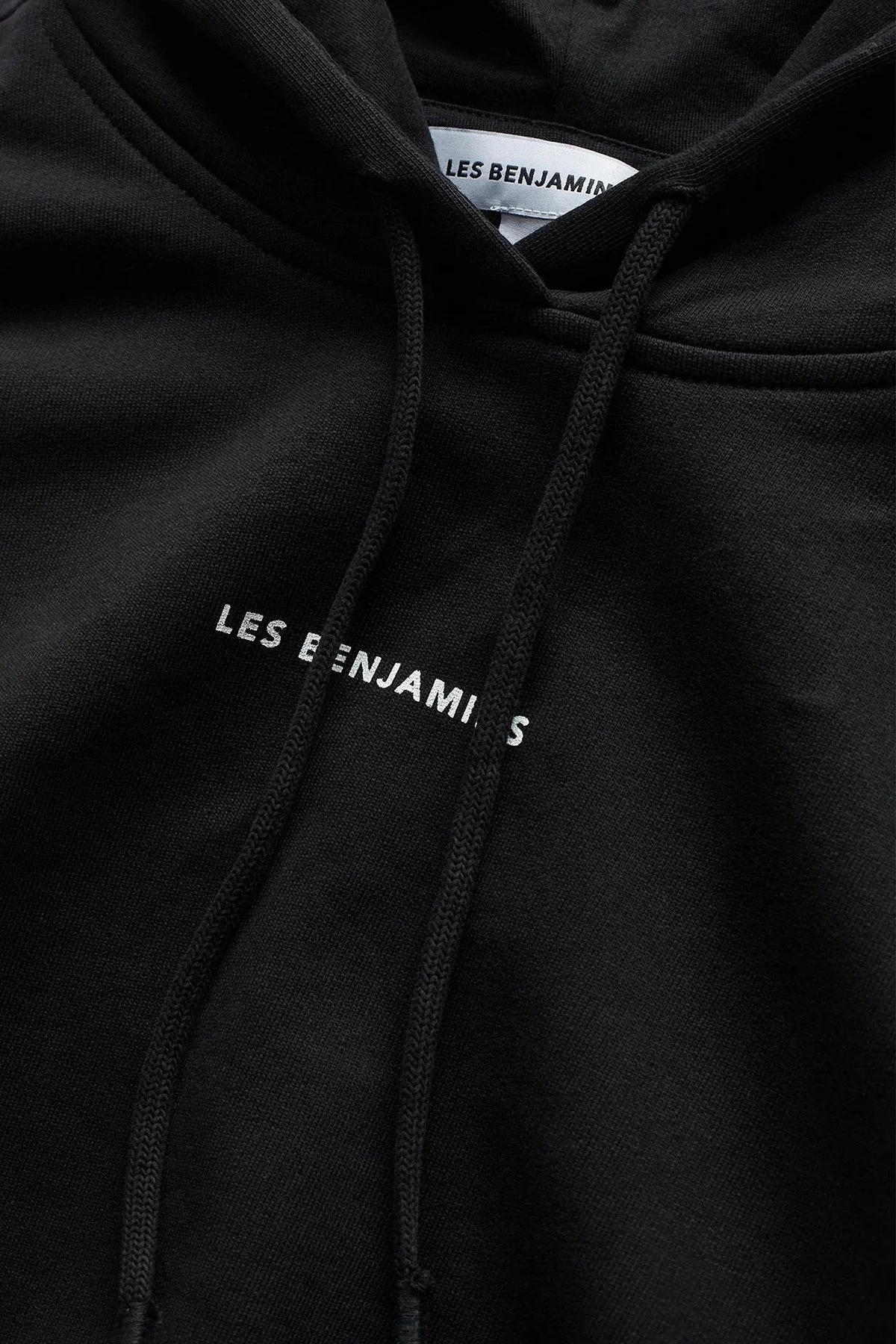 Les Benjamins Pamuklu Regular Fit Kapüşonlu Yaka Logolu Bayan Sweat LBNOOSCORFUHD-307 SİYAH - 7