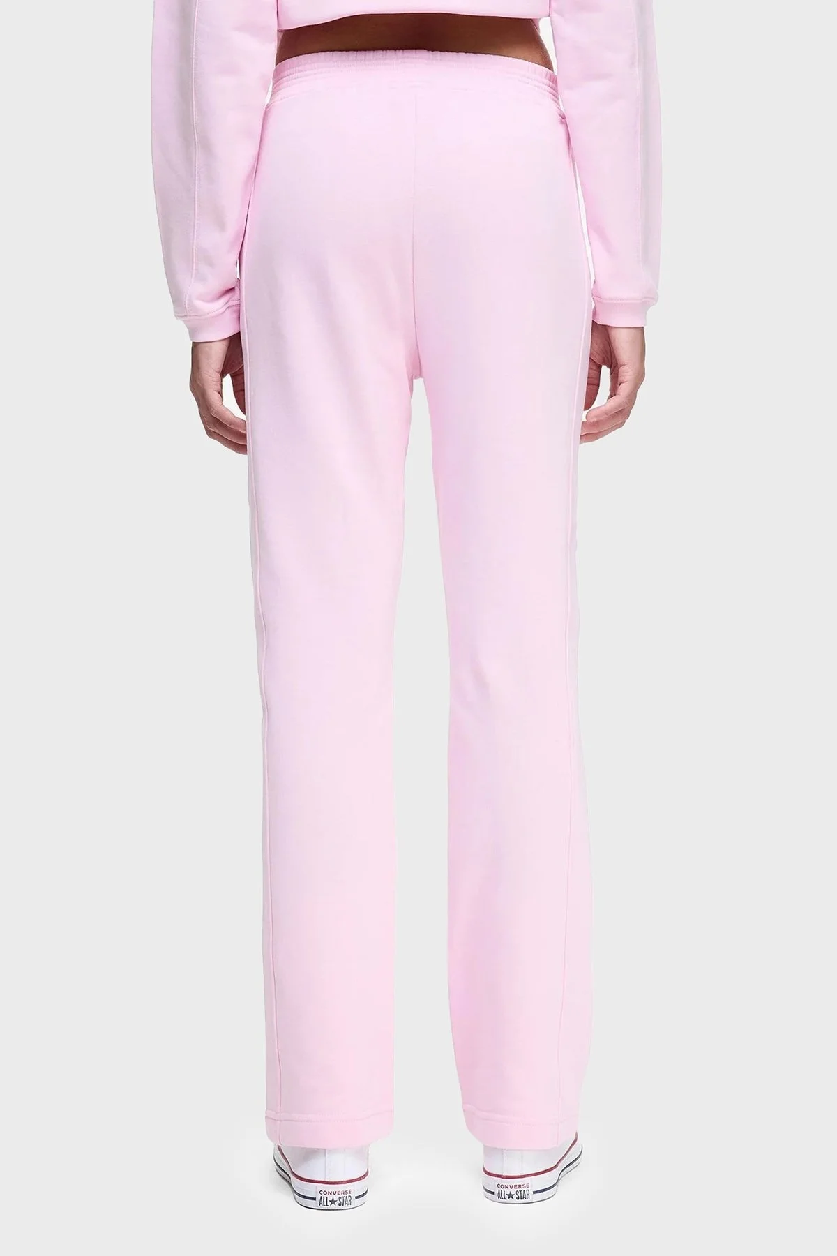 Les Benjamins Pamuklu Regular Fit Normal Bel Düz Paça Bayan Pantolon LB25SSUNLFUSP-004 PEMBE - 9