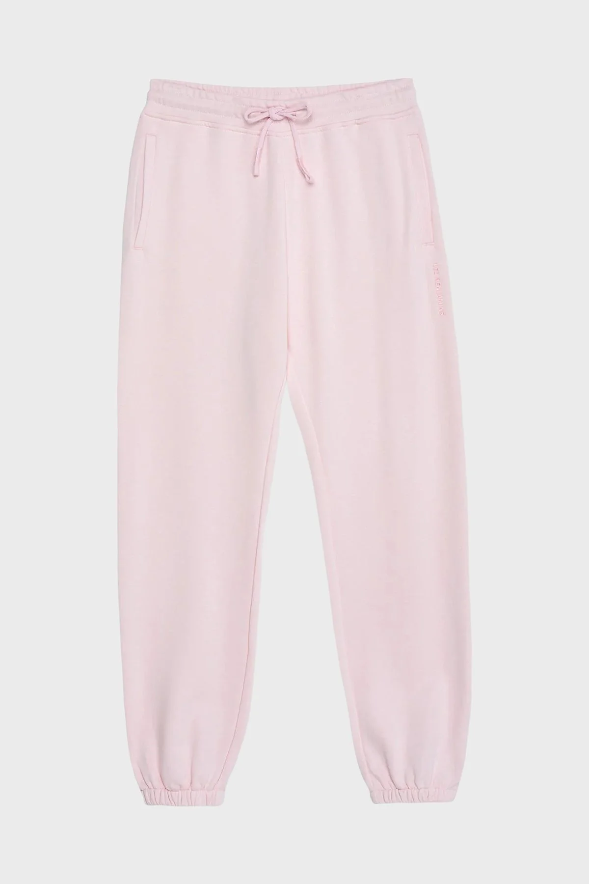 Les Benjamins Pamuklu Regular Fit Normal Bel Lastikli Paça Bayan Pantolon LBNOOSESSFUSP-312 PEMBE - 12