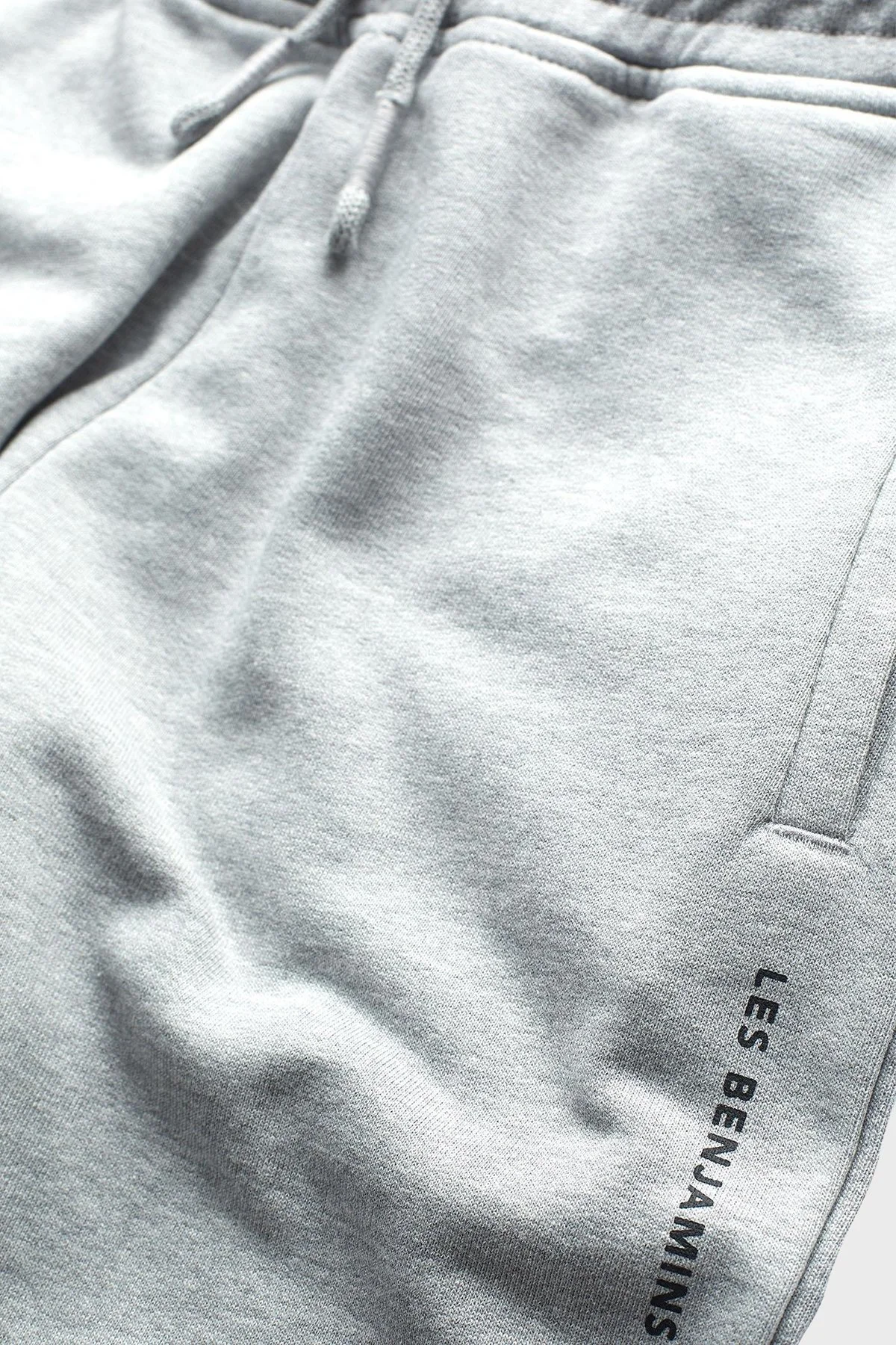 Les Benjamins Pamuklu Regular Fit Normal Bel Ribanalı Paça Jogger Bayan Pantolon LBNOOSCORFUSP-308 AÇIK GRİ - 4