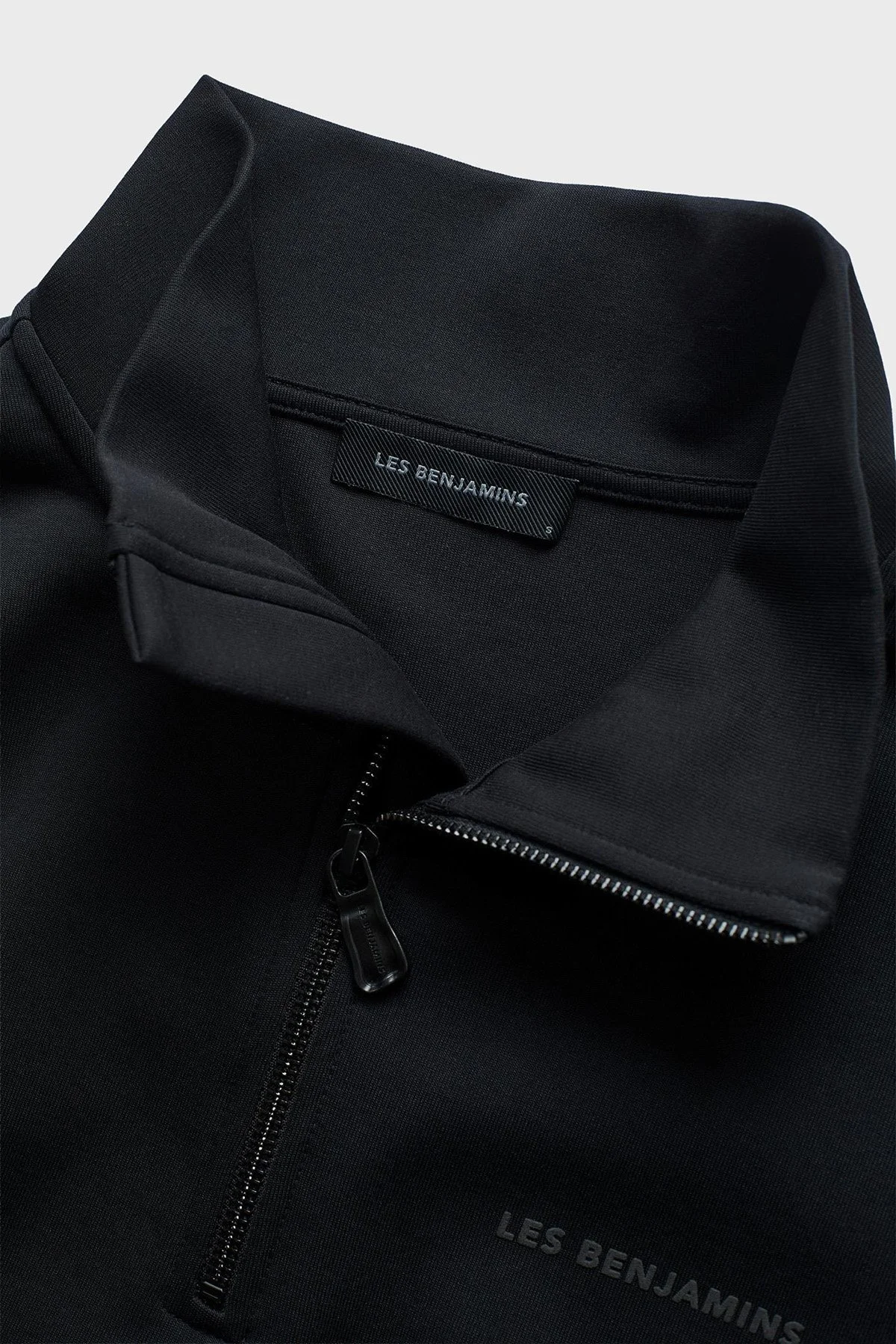 Les Benjamins Pamuklu Regular Fit Yarım Fermuarlı Dik Yaka Bayan Sweat LB25FWCLAFUSW-403 SİYAH - 6