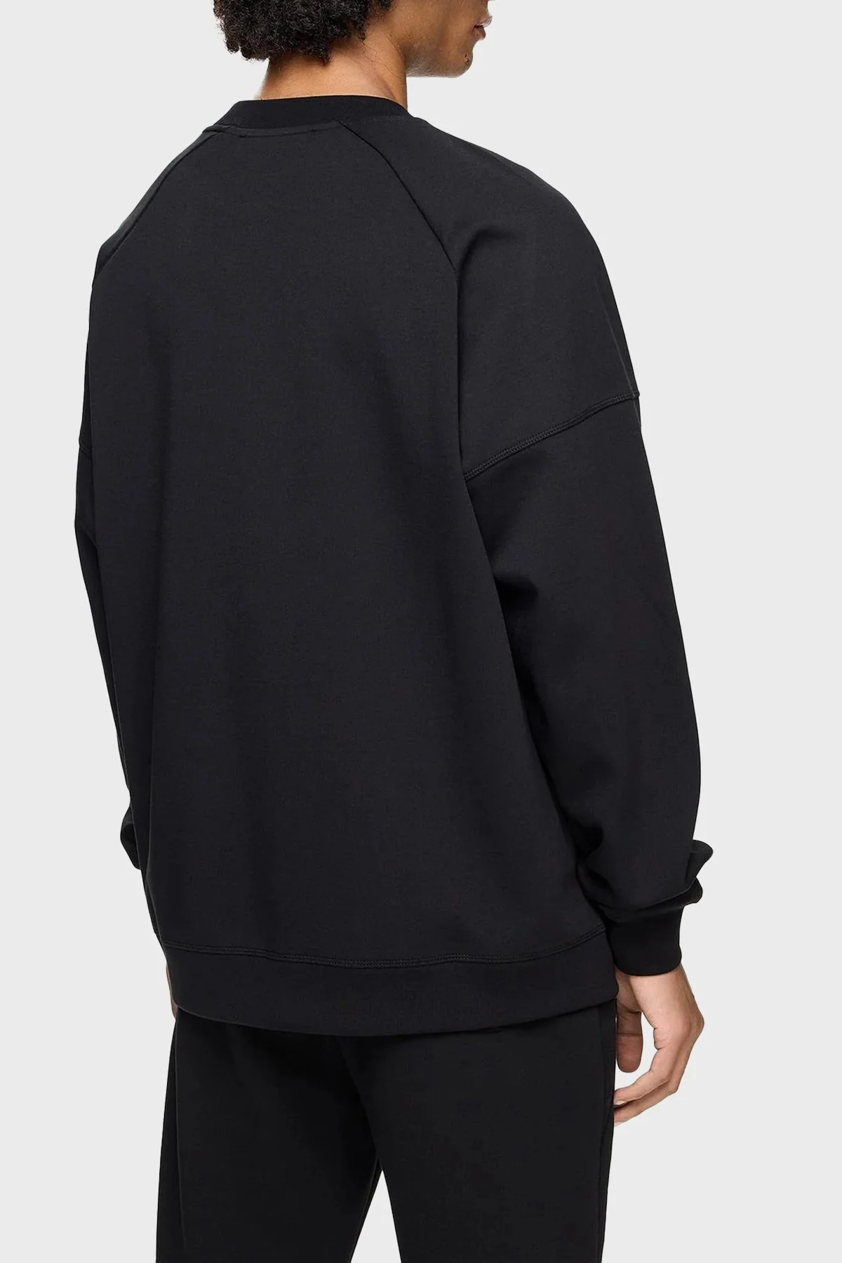 Les Benjamins Pamuklu Relaxed Fit Bisiklet Yaka Erkek Sweat LB23FWCLAMUSW-407 SİYAH - 3