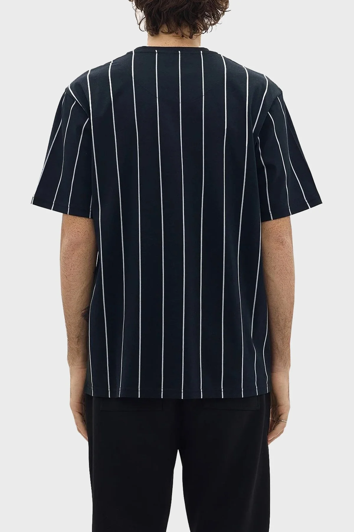 Les Benjamins Pamuklu Relaxed Fit Bisiklet Yaka Erkek T Shirt LB24SSKISMUTS-014 SİYAH - 3