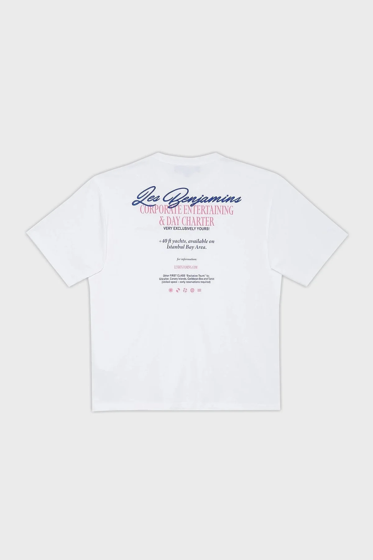 Les Benjamins Pamuklu Relaxed Fit Bisiklet Yaka Erkek T Shirt LB24SSKISMUTS-017 BEYAZ - 7