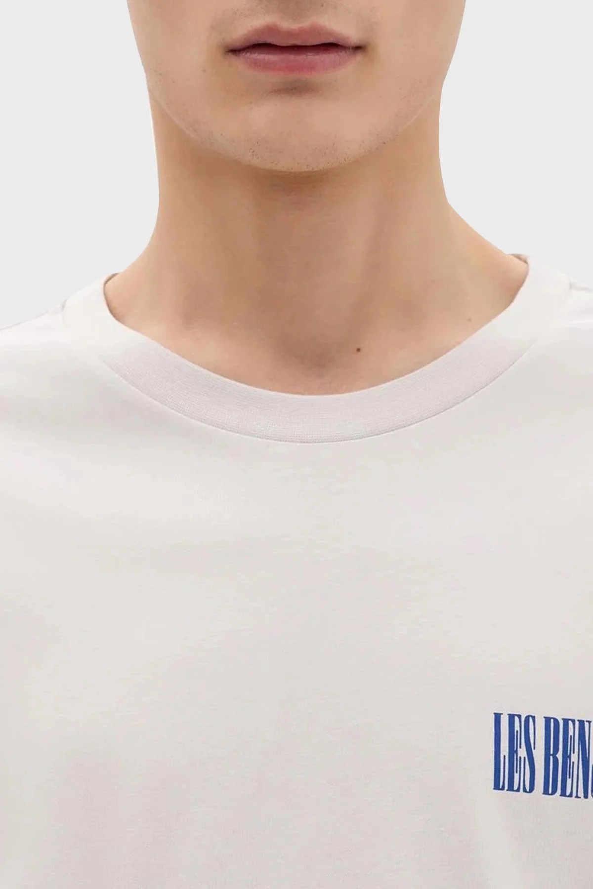Les Benjamins Pamuklu Relaxed Fit Bisiklet Yaka Erkek T Shirt LB24SSKISMUTS-026 Kil - 5