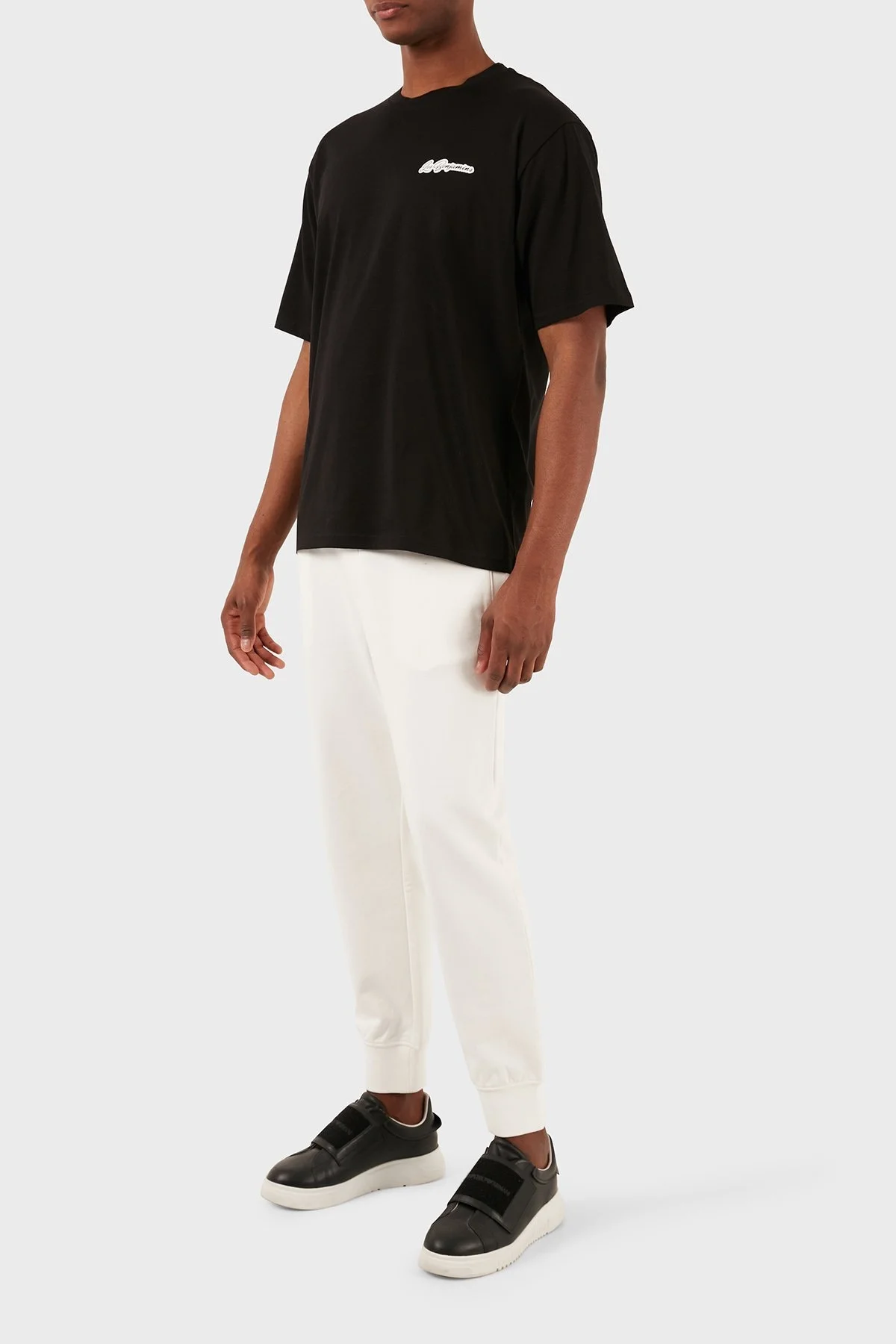 Les Benjamins Pamuklu Relaxed Fit Bisiklet Yaka Erkek T Shirt LB24SSKISMUTS-046 SİYAH - 5