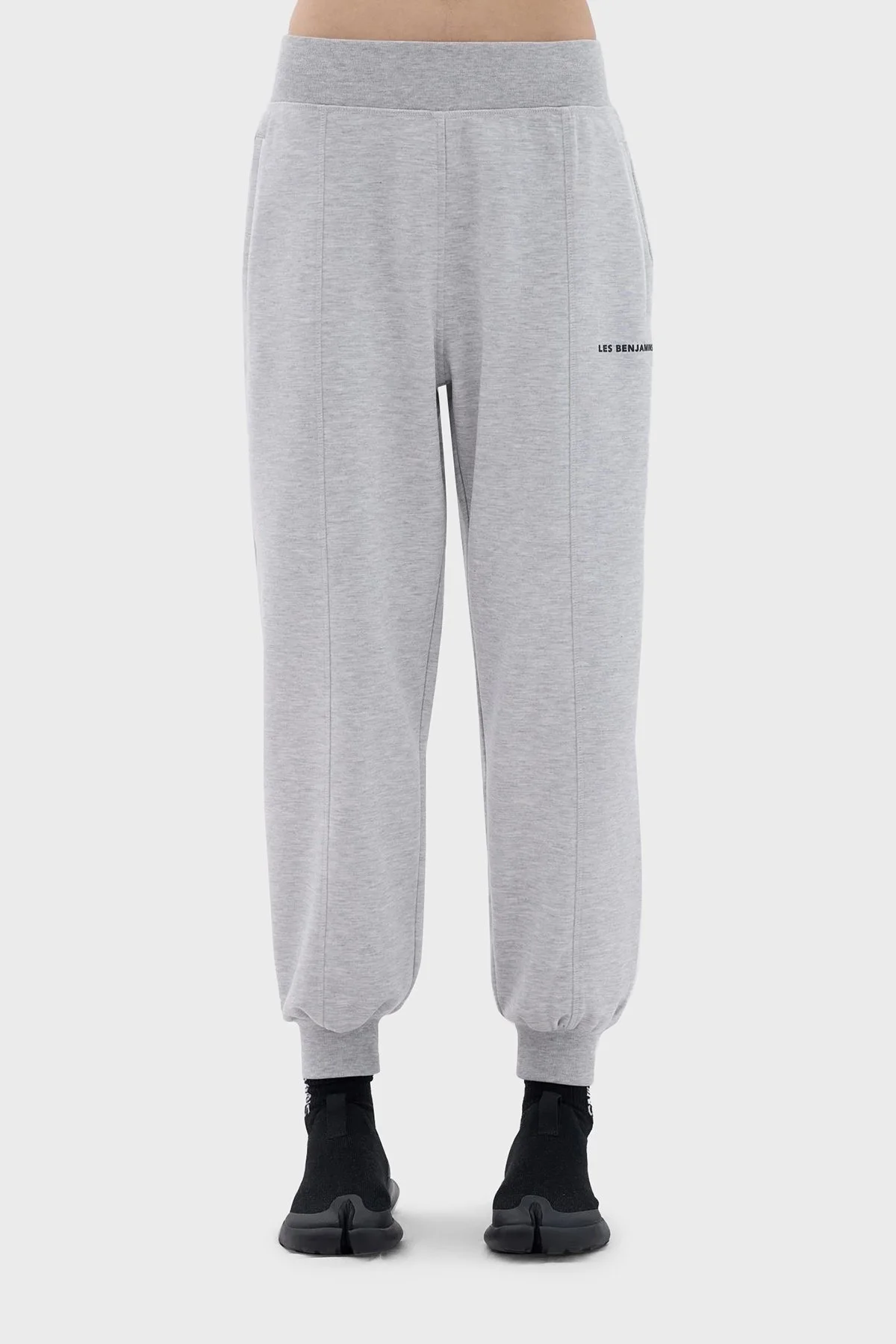 Les Benjamins Pamuklu Relaxed Fit Jogger Spor Bayan Pantolon LB23FWCLAFUSP-409 GRİ - 2