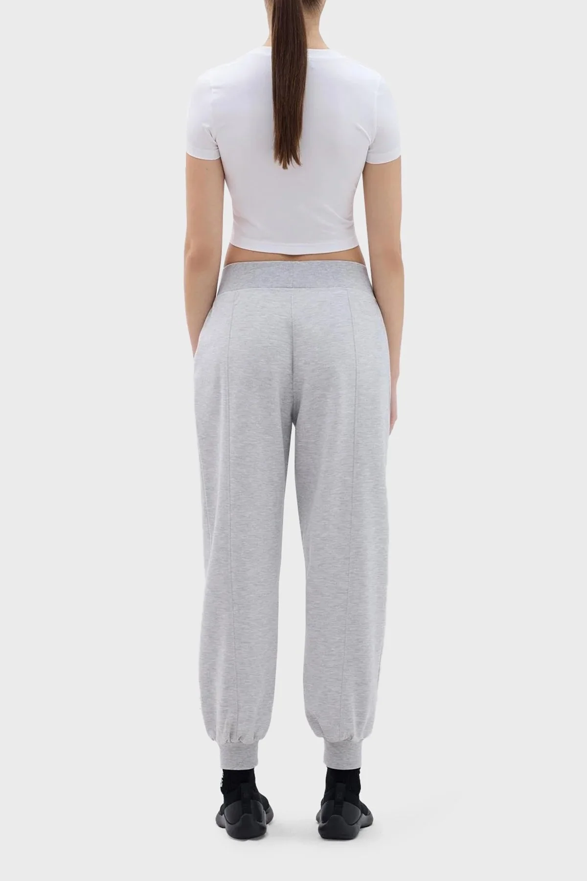 Les Benjamins Pamuklu Relaxed Fit Jogger Spor Bayan Pantolon LB23FWCLAFUSP-409 GRİ - 7