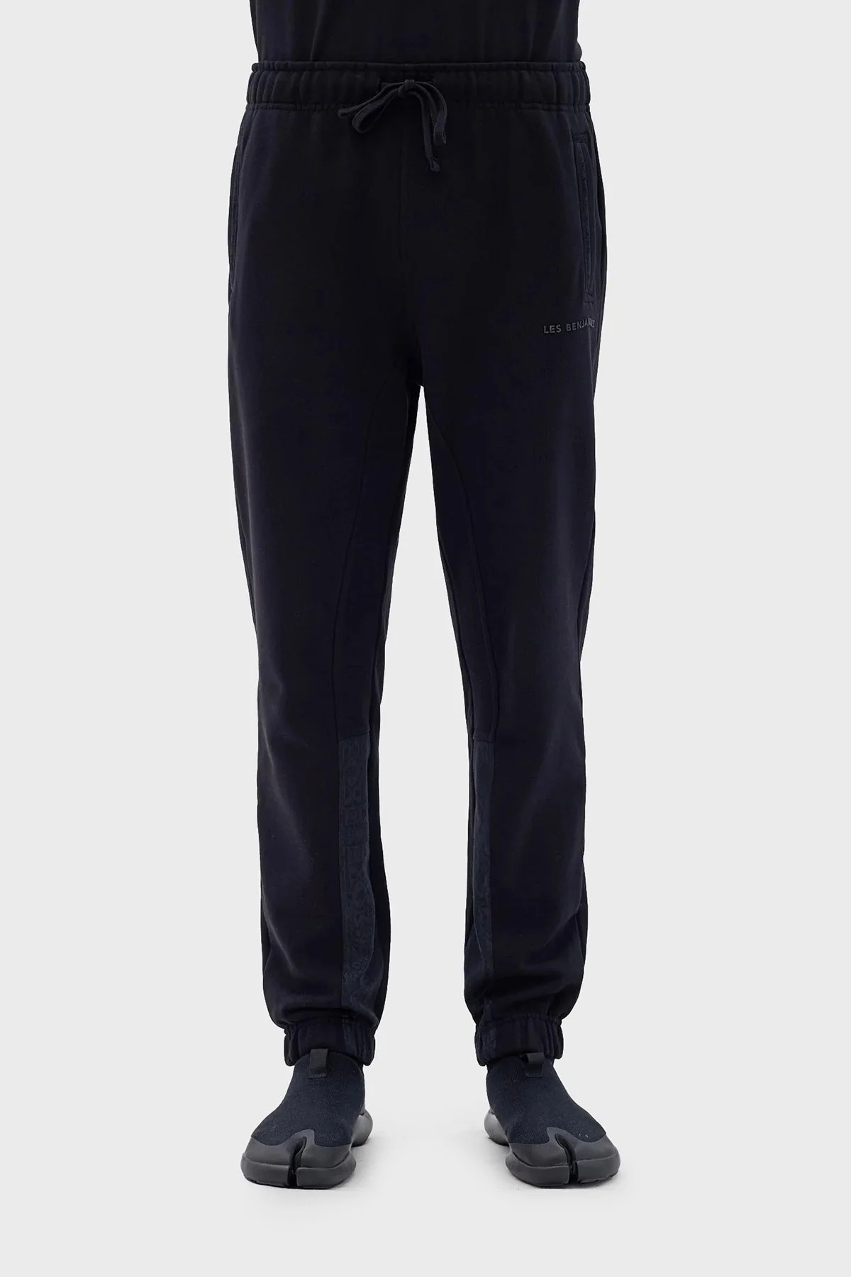 Les Benjamins Pamuklu Relaxed Fit Jogger Spor Erkek Pantolon LB23FWCLAMUSP-401 SİYAH - 1