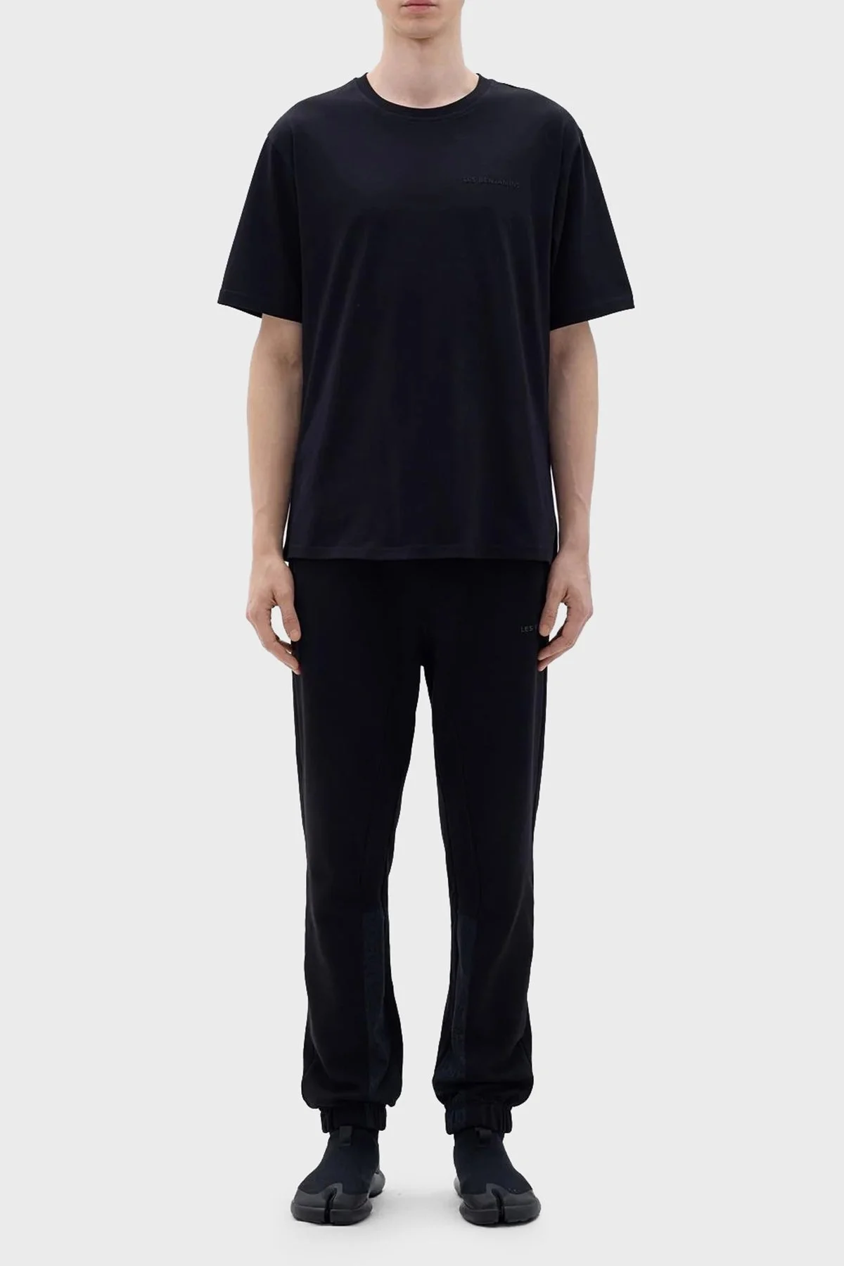 Les Benjamins Pamuklu Relaxed Fit Jogger Spor Erkek Pantolon LB23FWCLAMUSP-401 SİYAH - 2