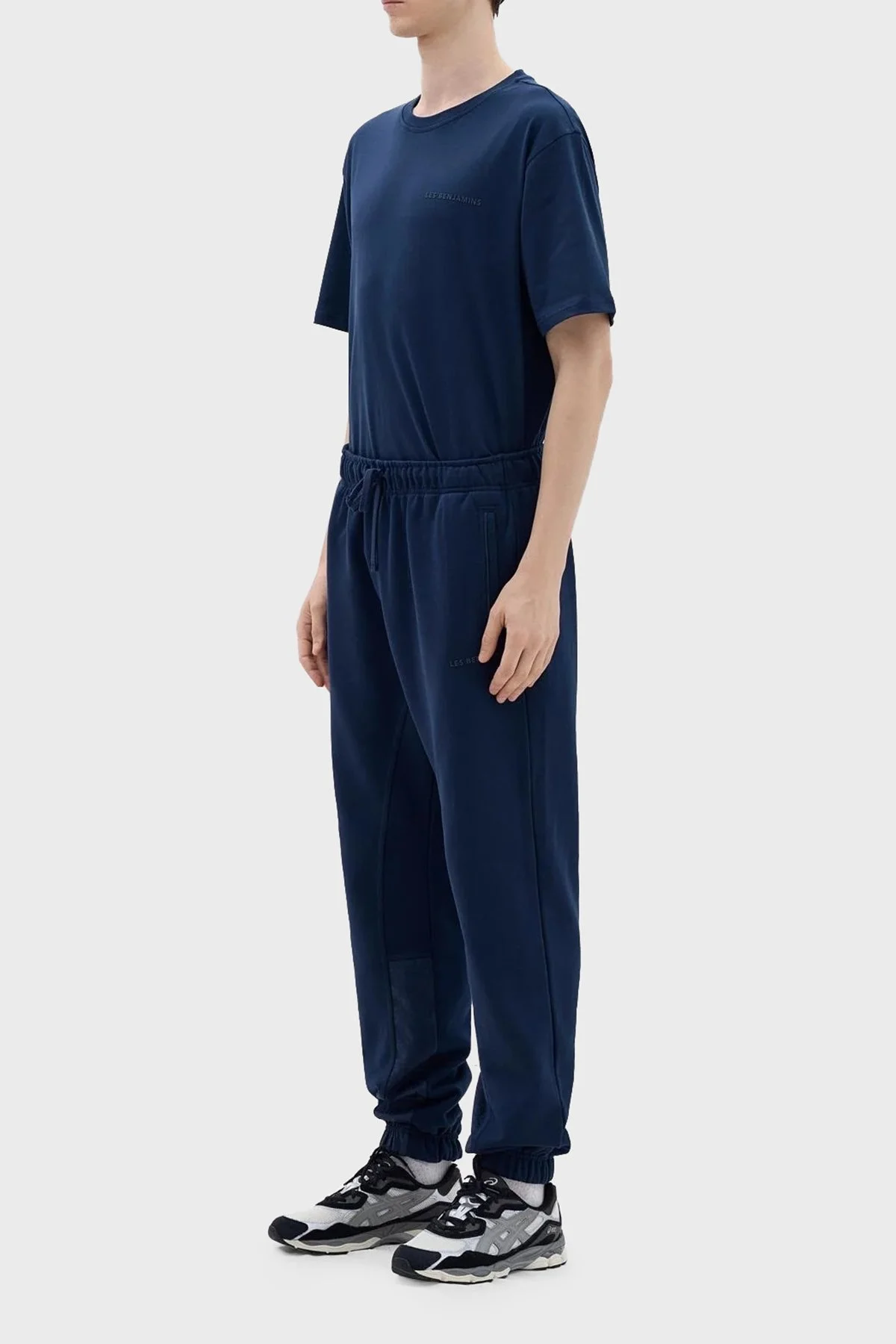 Les Benjamins Pamuklu Relaxed Fit Jogger Spor Erkek Pantolon LB23FWCLAMUSP-403 LACİVERT - 3