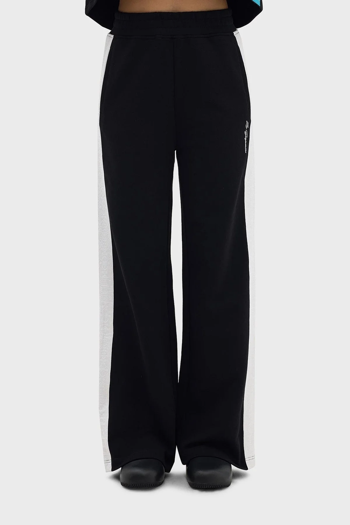 Les Benjamins Pamuklu Relaxed Fit Spor Bayan Pantolon LB24SSKISFUSP-004 SİYAH - 2